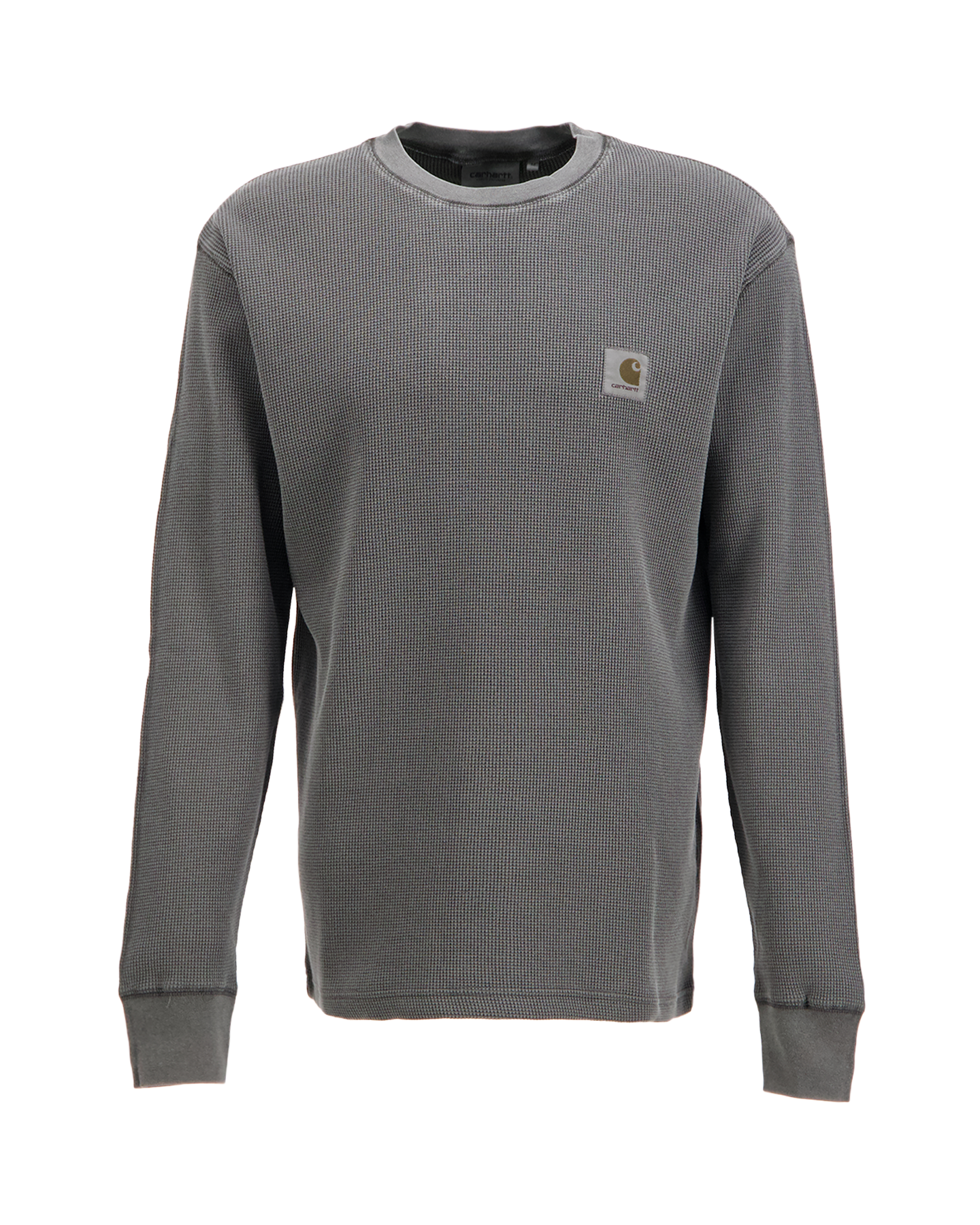 Carhartt L/S Vista Waffle T Shirt ZWART 1
