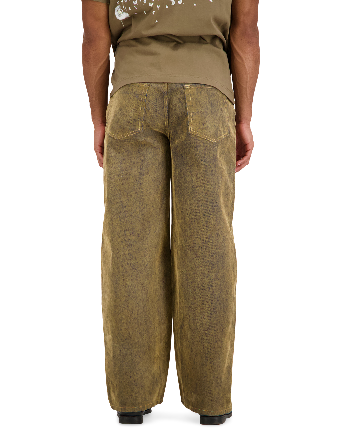 Daily Paper Velvet Shield Oversized Jeans BRUIN 4