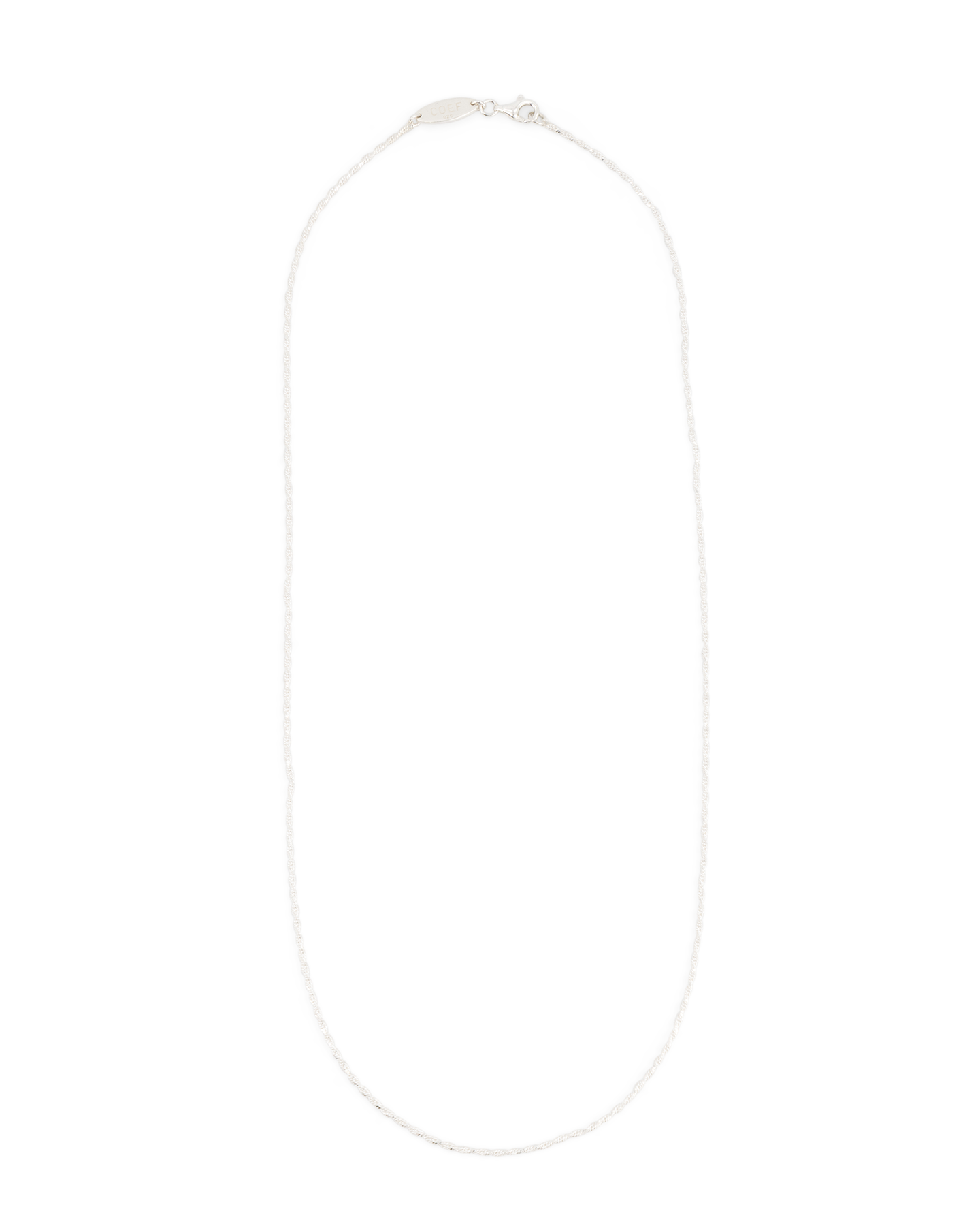 Coef Luca Necklace ZILVER 1