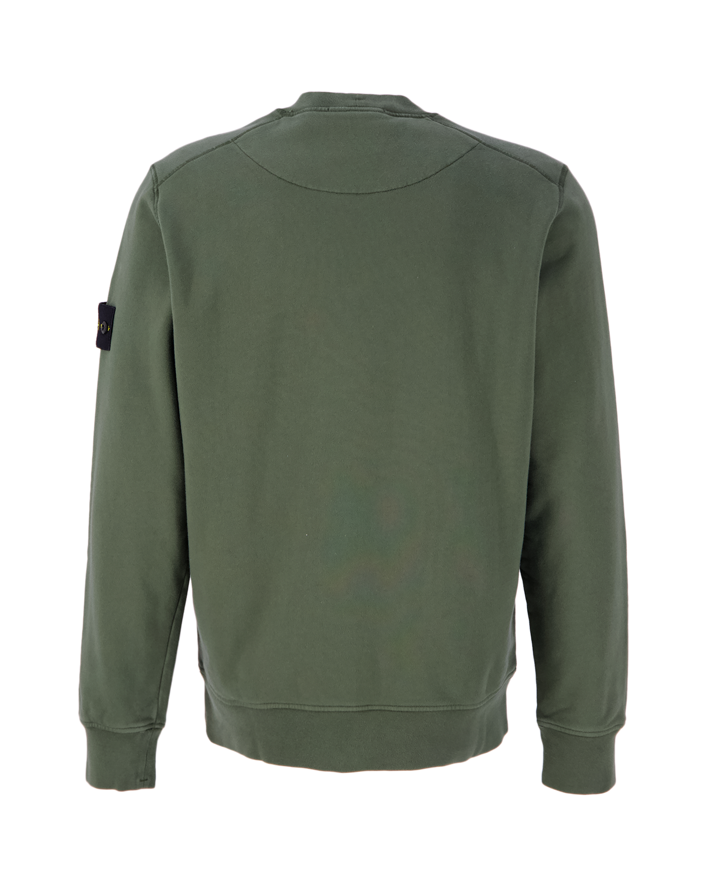 Stone Island 63051 Cotton Fleece Crewneck Sweatshirt GROEN 2