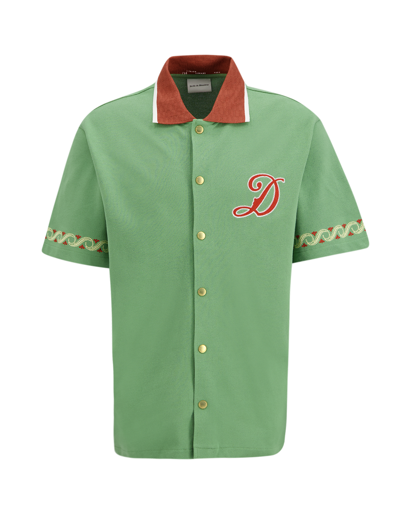 Drole de Monsieur Chemise Drôle Sport Brodée GROEN 1