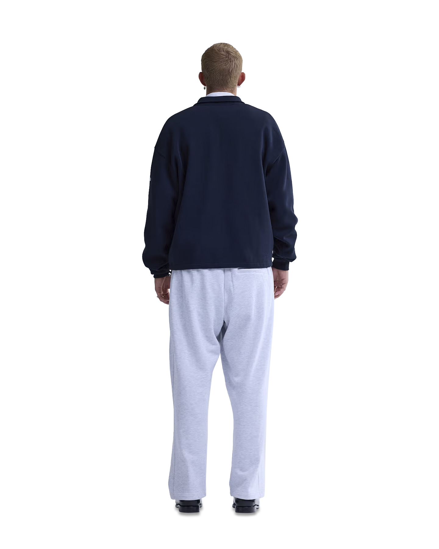 New Amsterdam Surf Association Plate Half-Zip ZWART 4