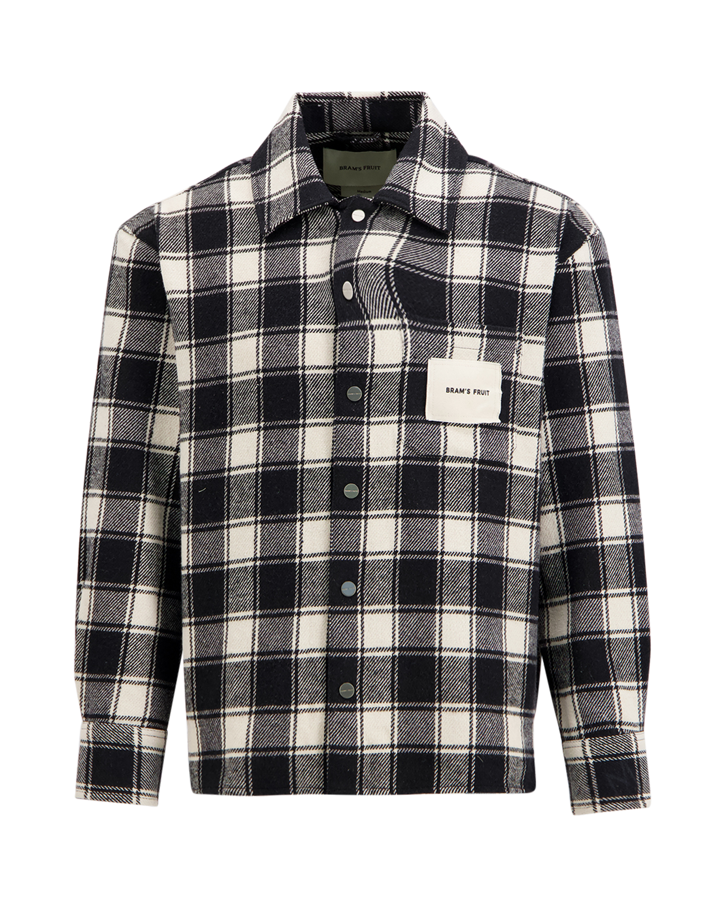Brams Fruit Flanel Overshirt ZWART 1