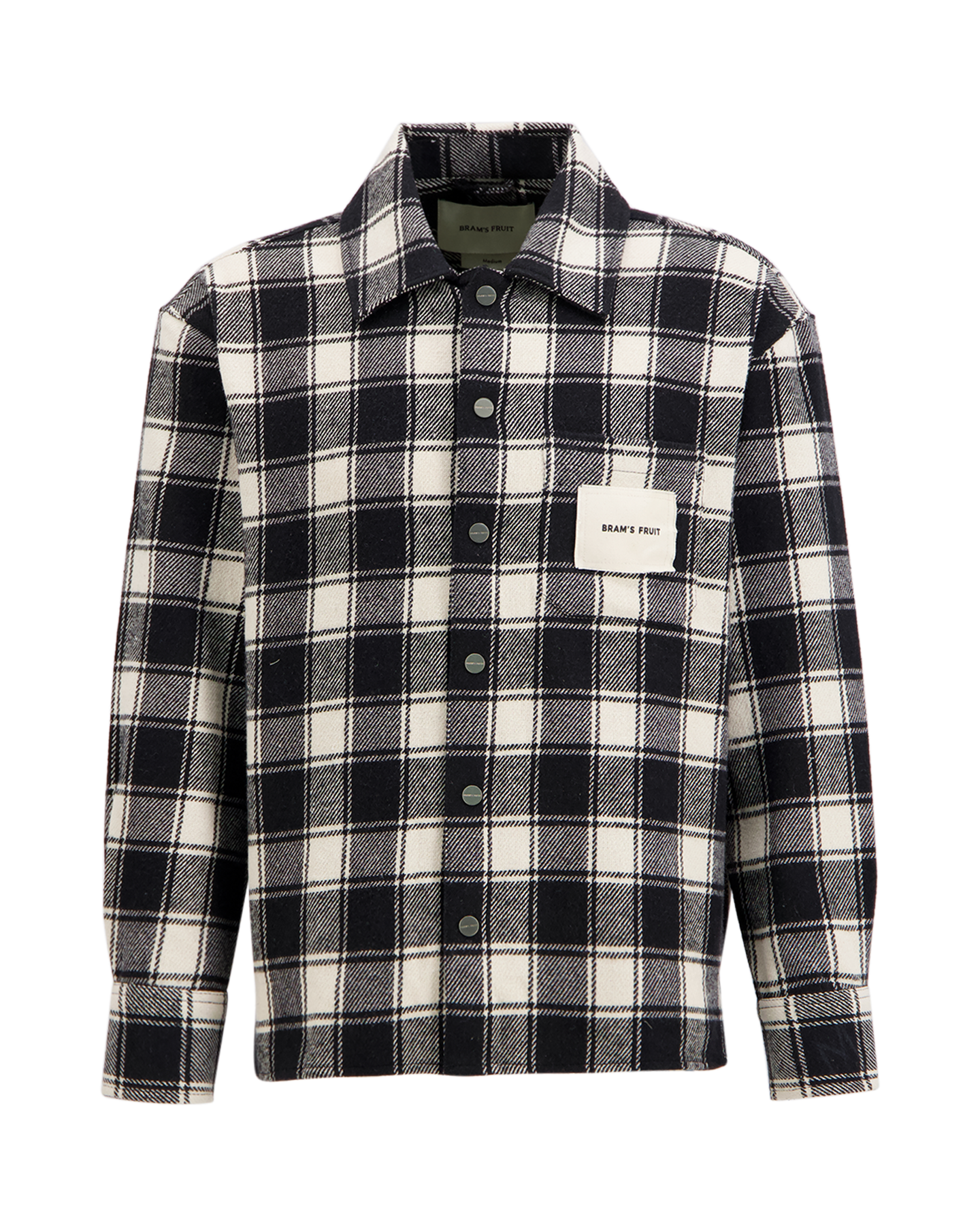 Brams Fruit Flanel Overshirt ZWART 1