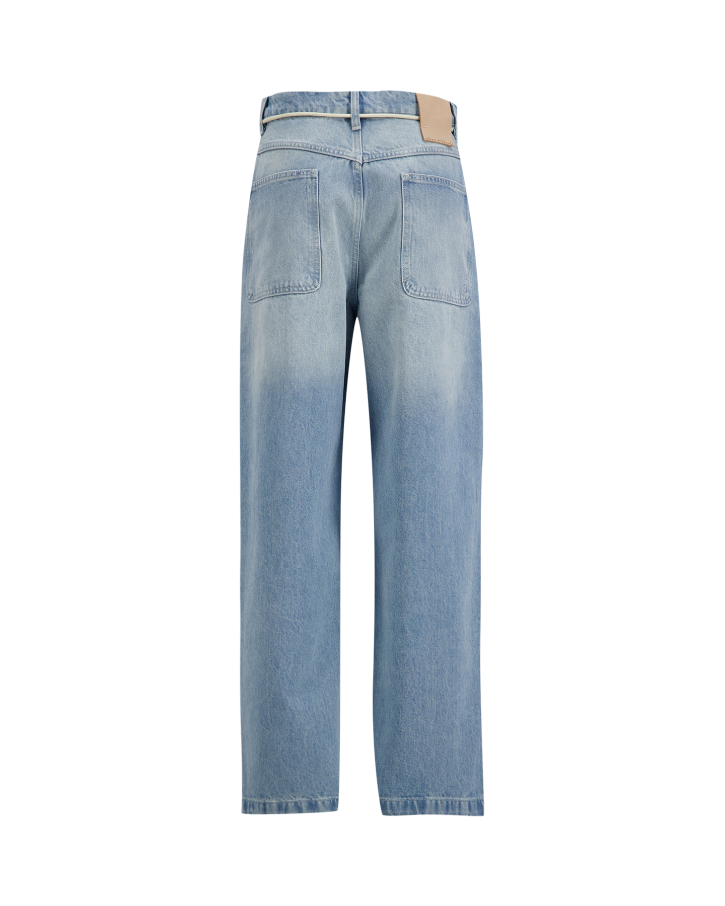 about:blank Wide Leg Denim LICHTBLAUW 2
