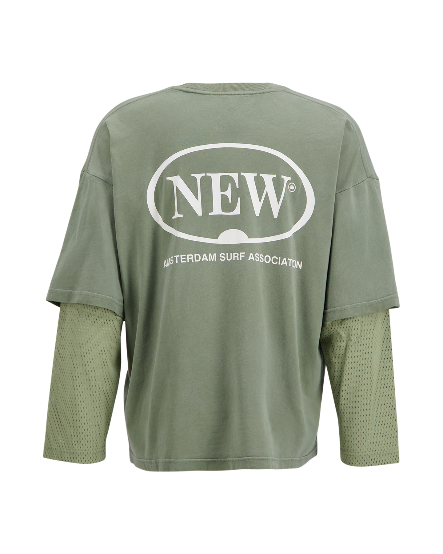 New Amsterdam Surf Association Double Layer Longsleeve GROEN 1