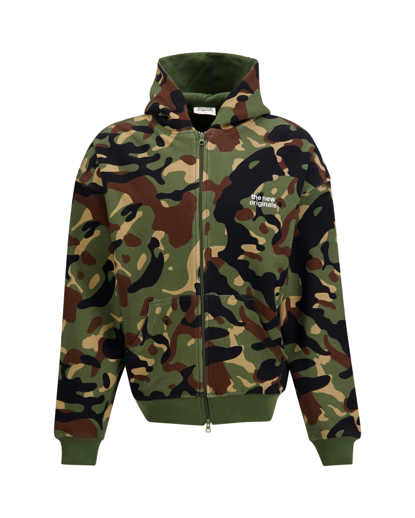 The New Originals Catna Zip Up Hoodie GROEN 2
