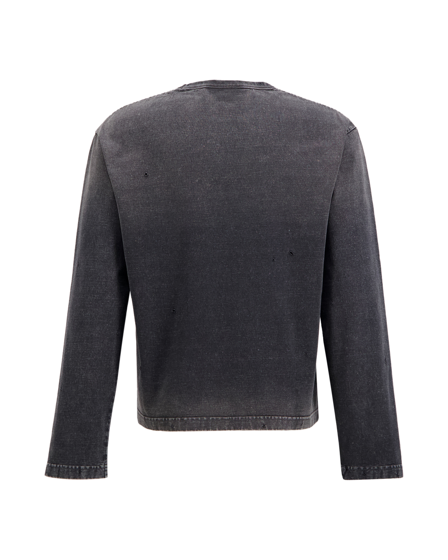 Brams Fruit Distresssed Quote Longsleeve ZWART 2