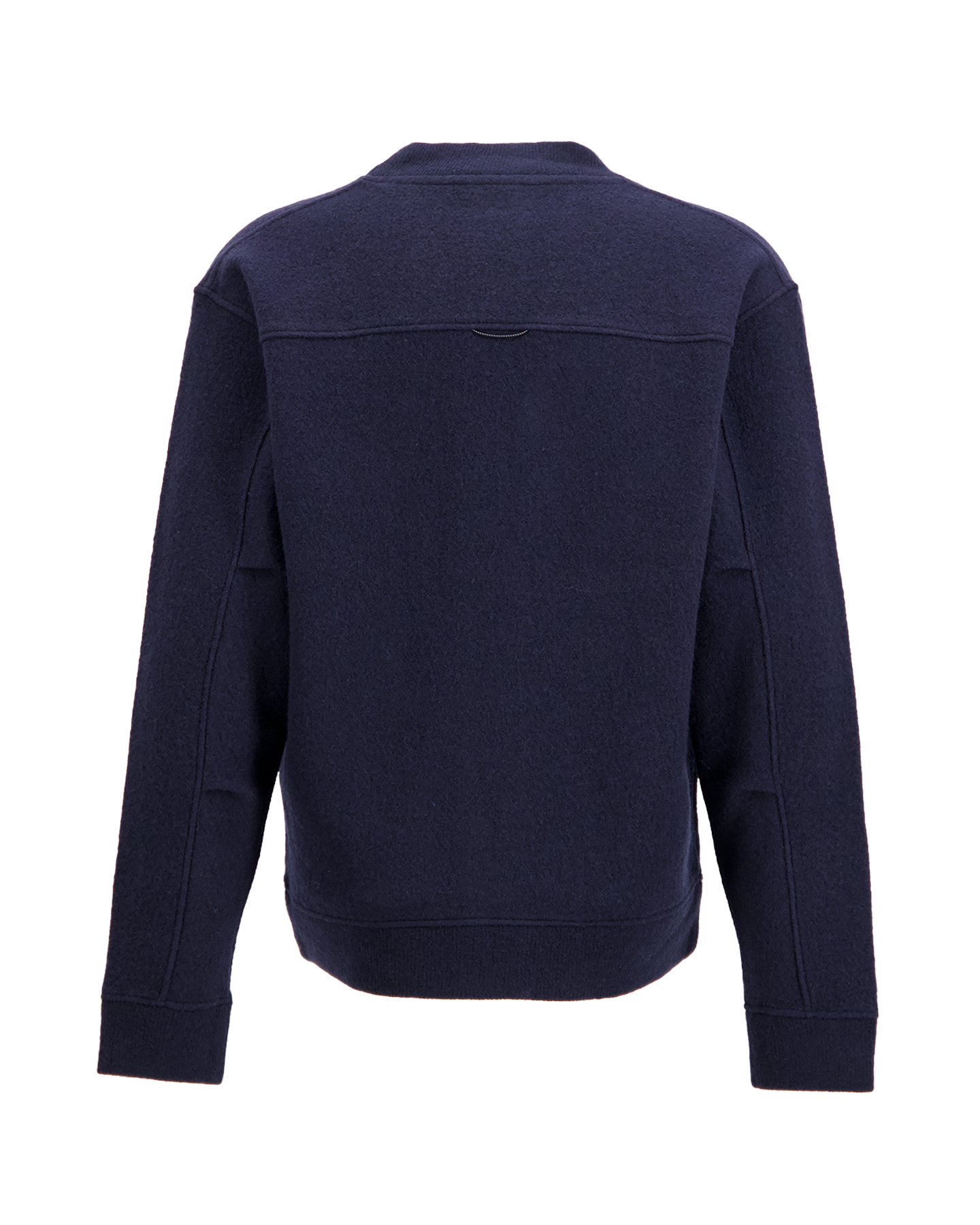Cesar Equipment Seaham Boiled Wool Cardigan DONKERBLAUW 2