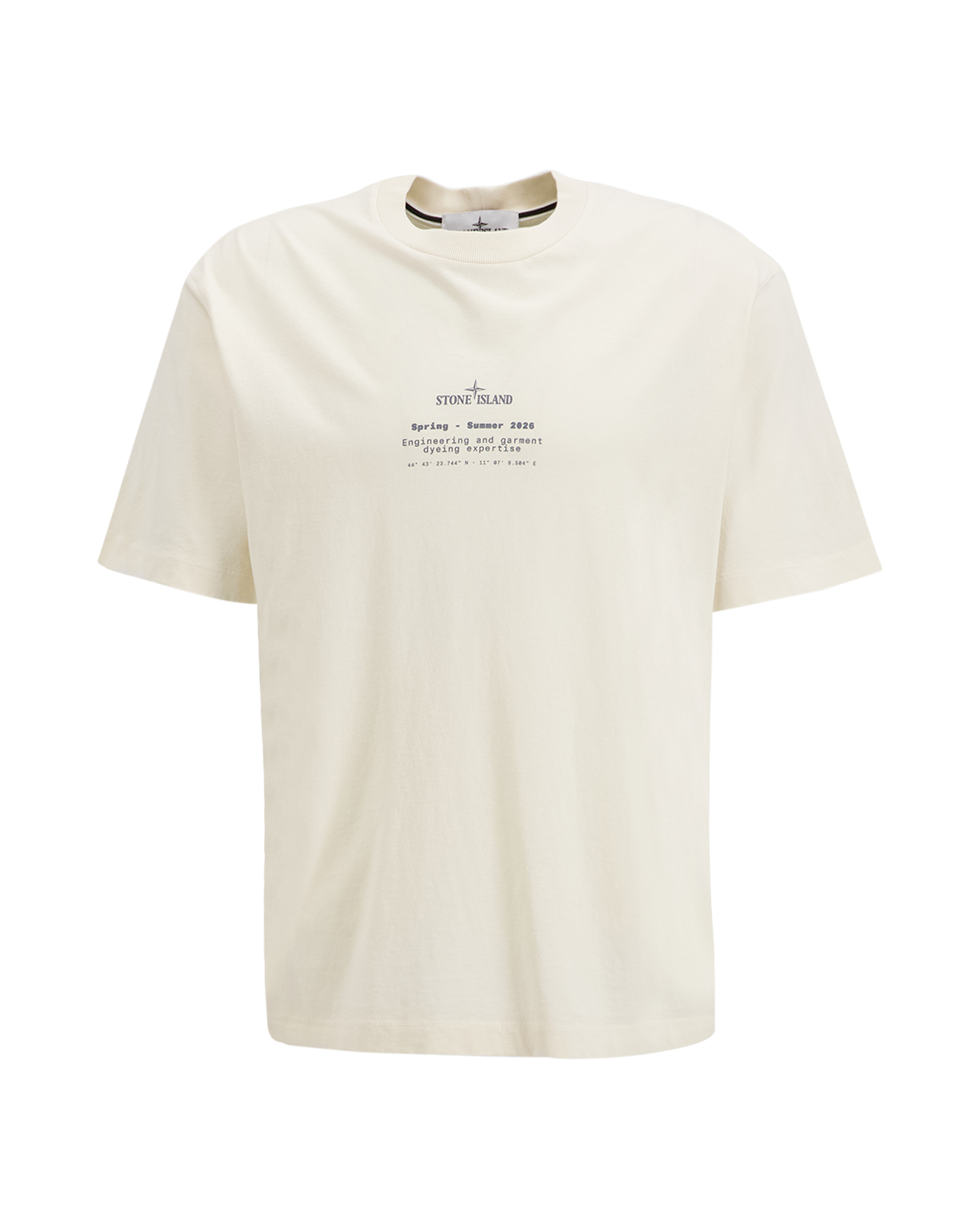 Stone Island S0285 Print T-Shirt CREME 2