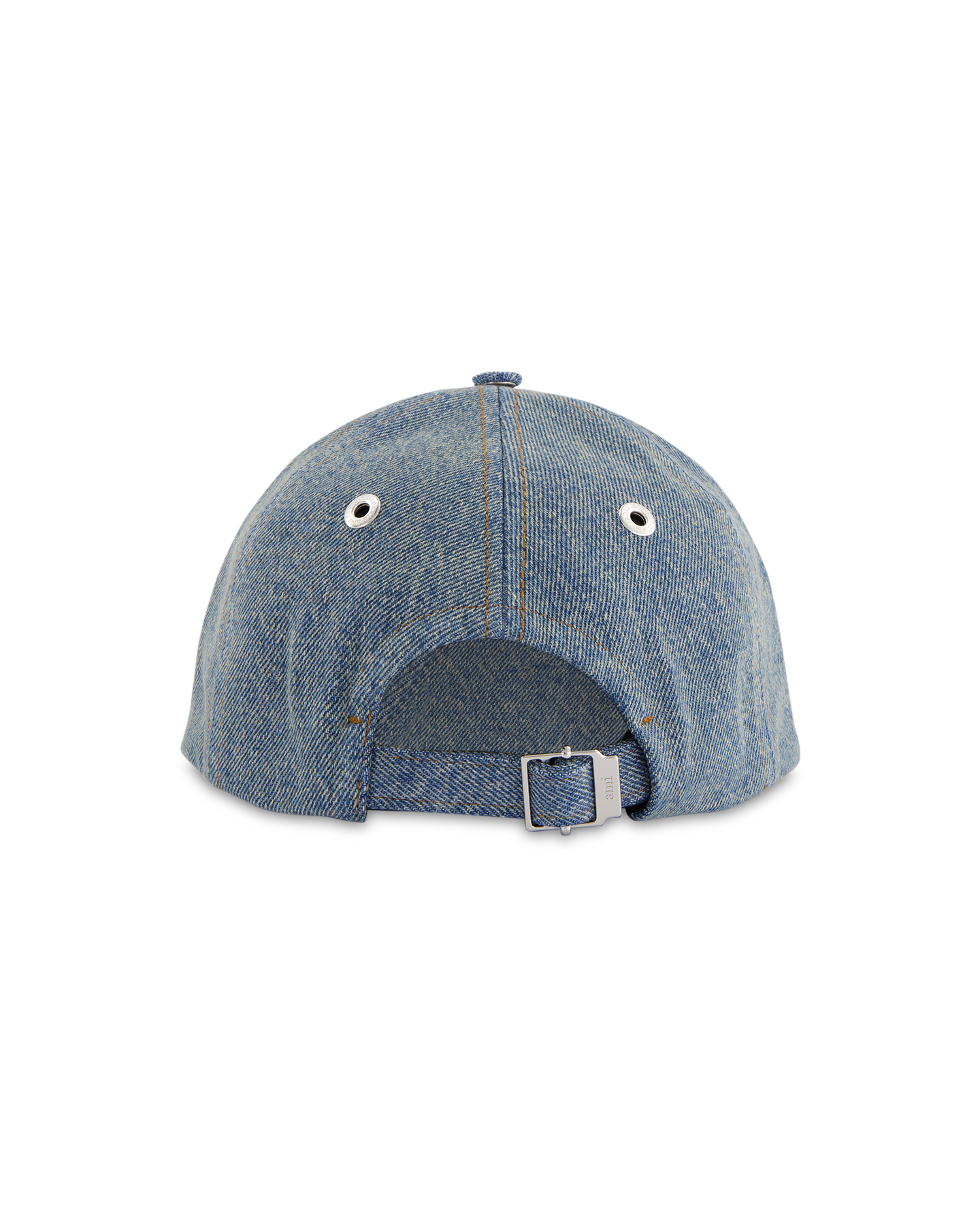AMI Paris Casquette Broderie Ami De Coeur Tabac DENIM 4