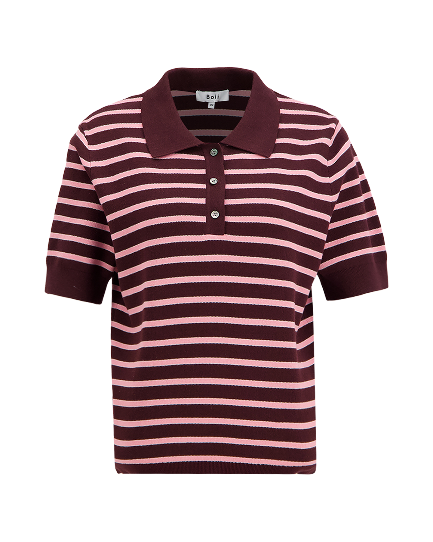 Boii Studios Aduna Polo Knit ROOD 1