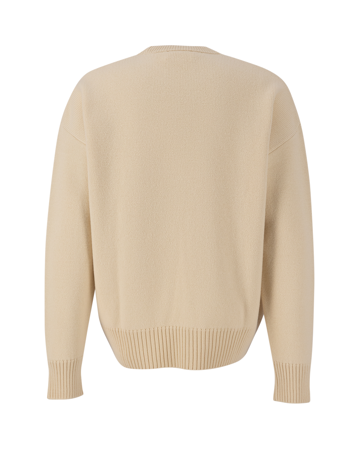 AMI Paris Adc Crewneck Sweater BEIGE 2