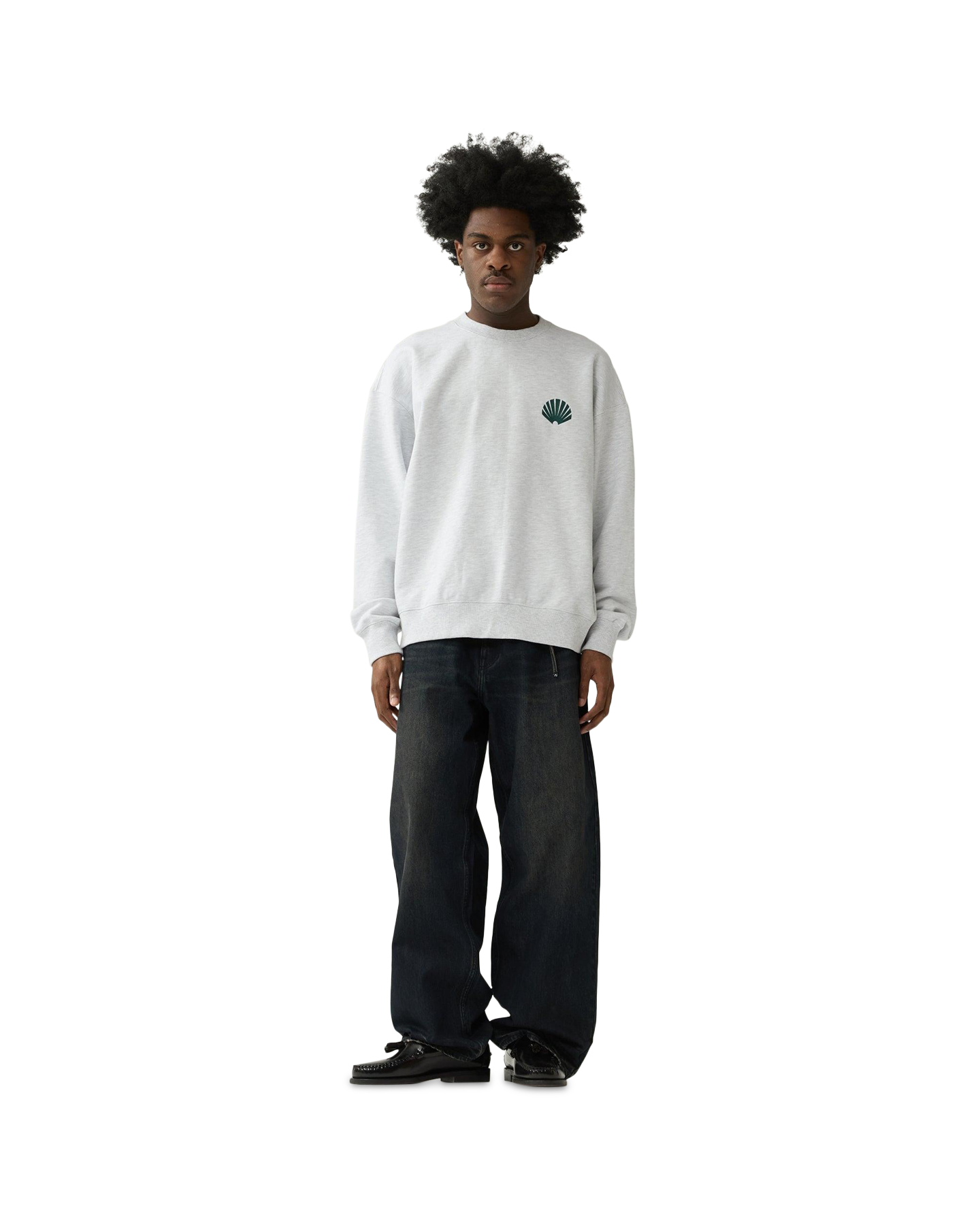 New Amsterdam Surf Association Logo Crewneck LICHTGRIJS 4