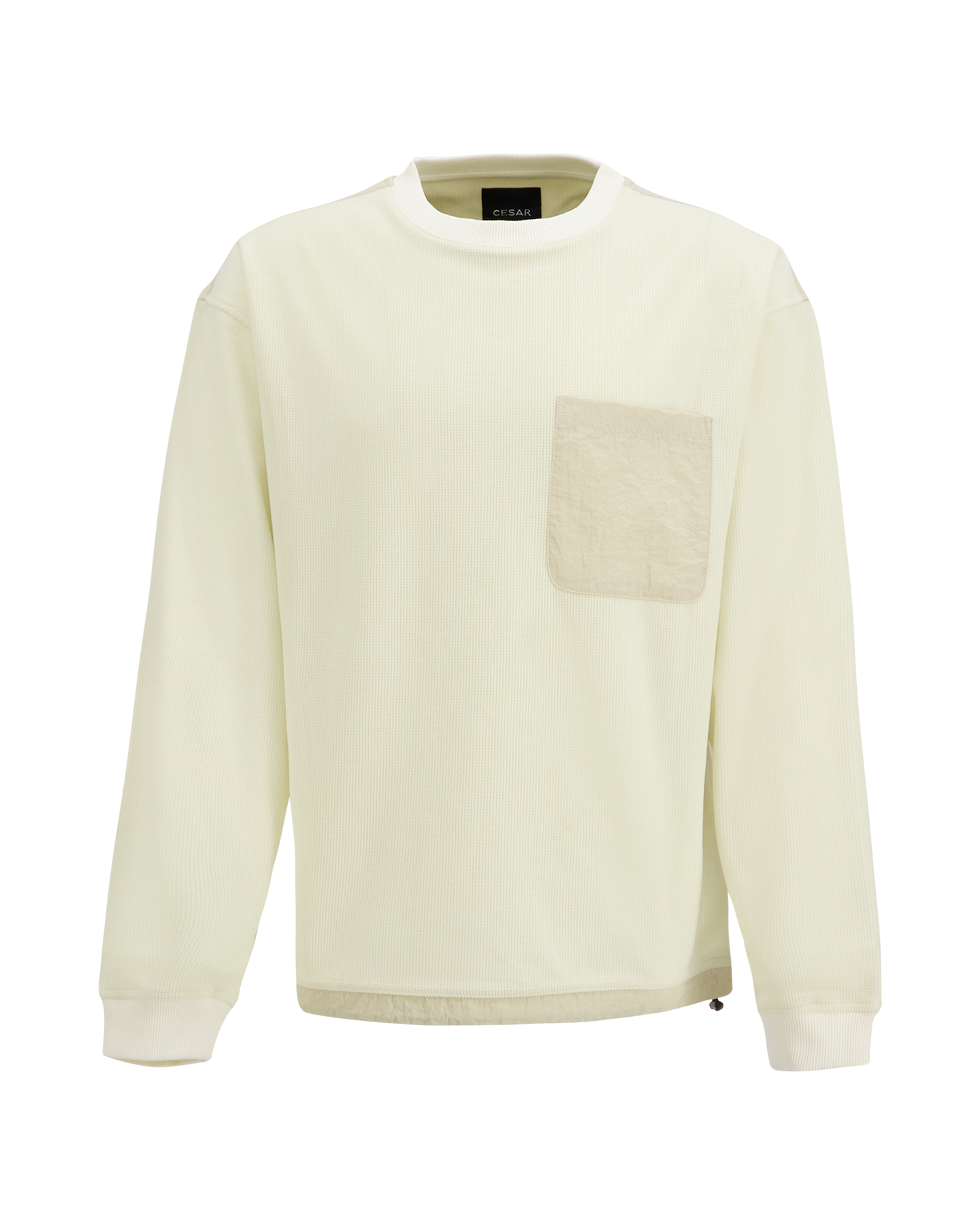 Cesar Equipment Esigna Long Sleeve Fleece T-Shirt BEIGE 1