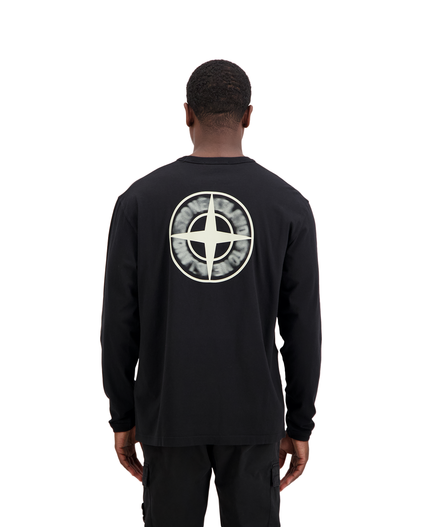 Stone Island 2100029 T Shirt Ls ZWART 4