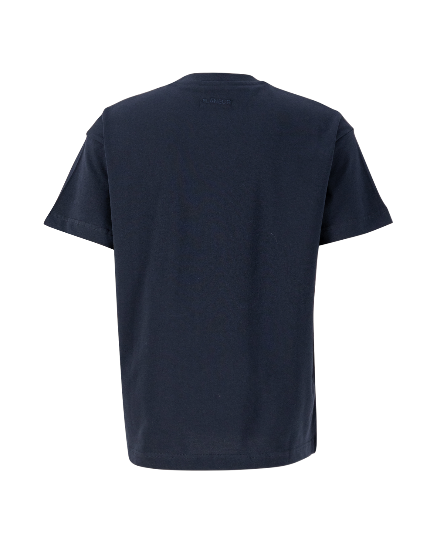 Flaneur Signature T-Shirt DONKERBLAUW 2