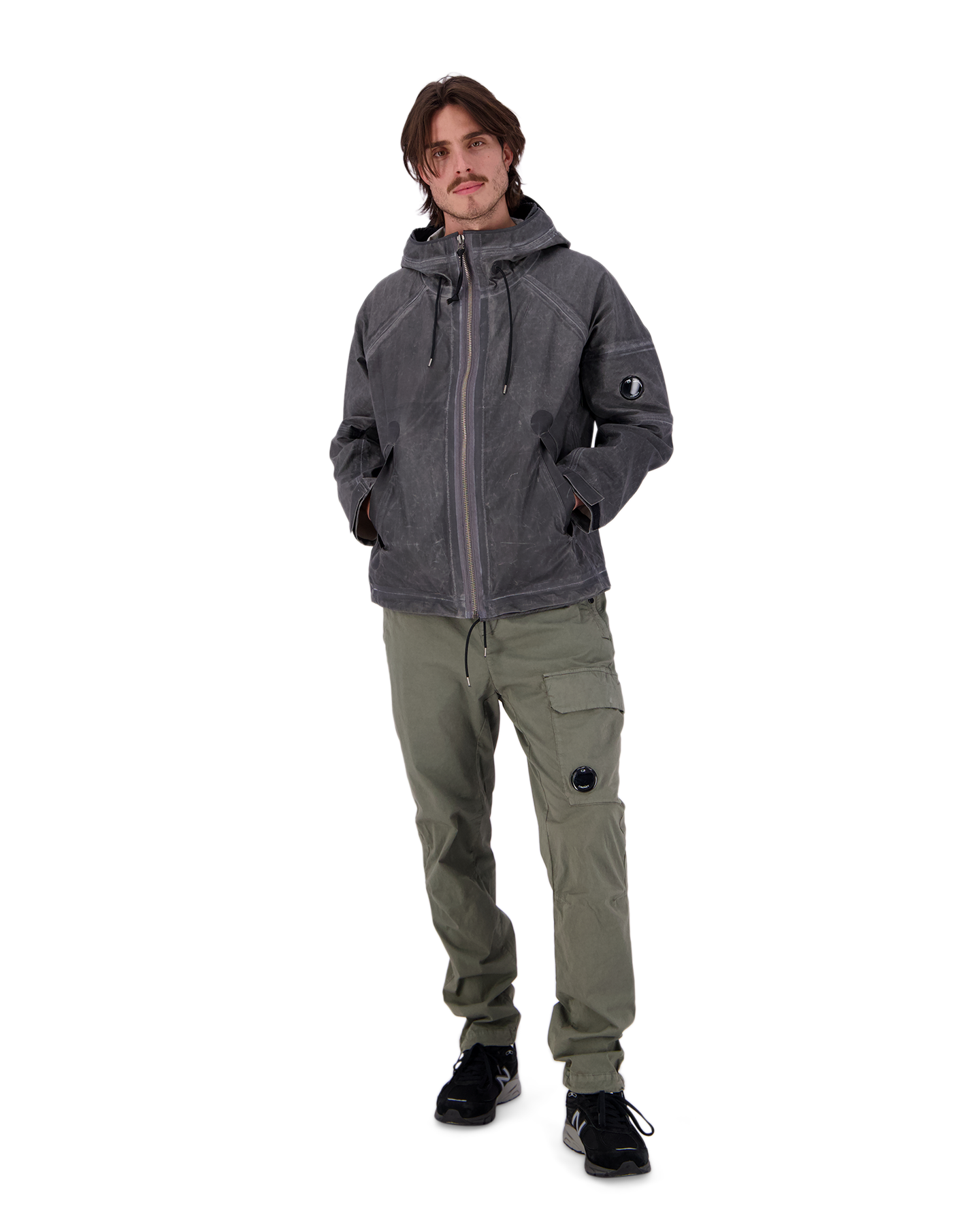 C.P. Company Toob-Two Hooded Jacket GRIJS 3