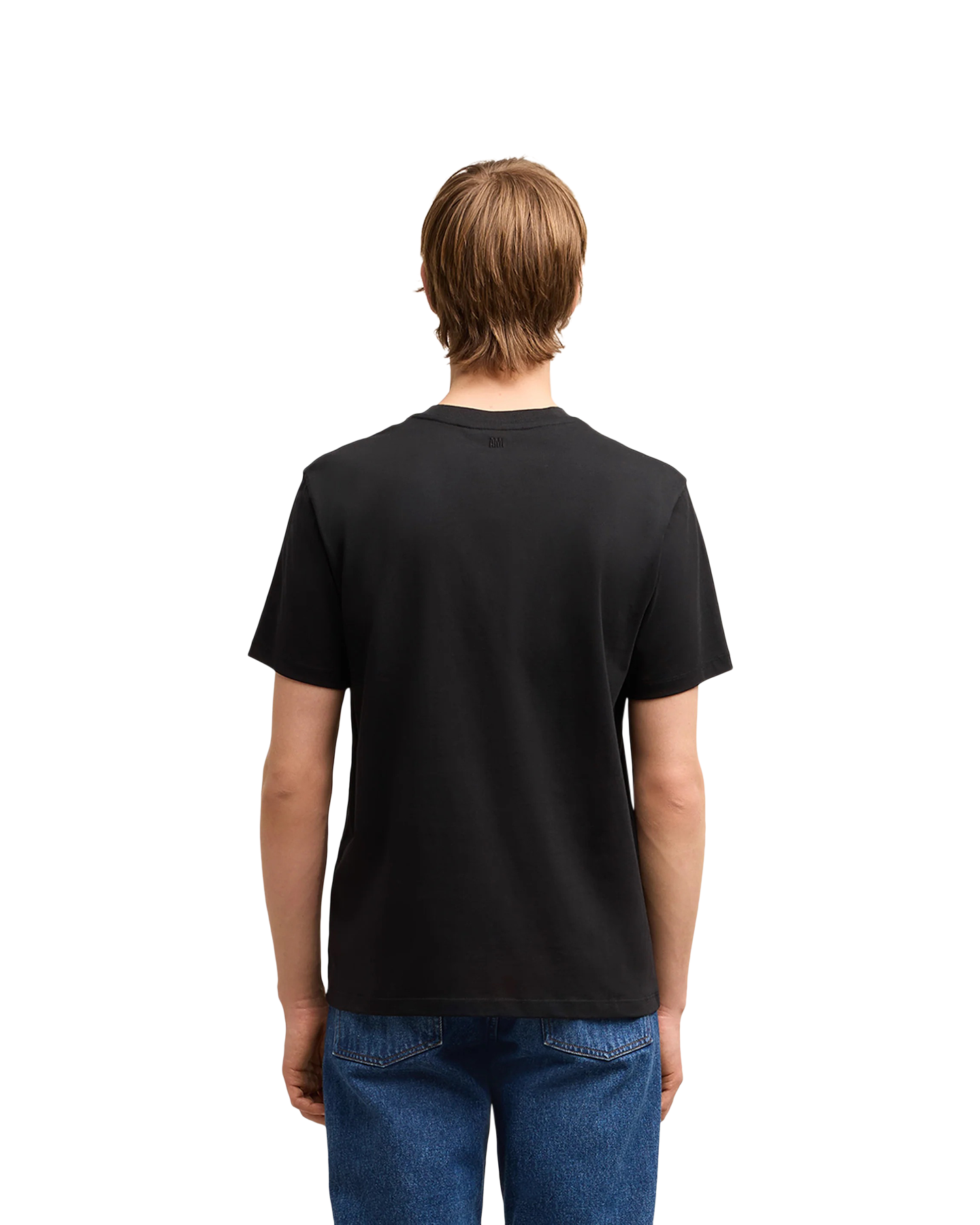 AMI Paris Tshirt Ami De Coeur Rouge ZWART 4