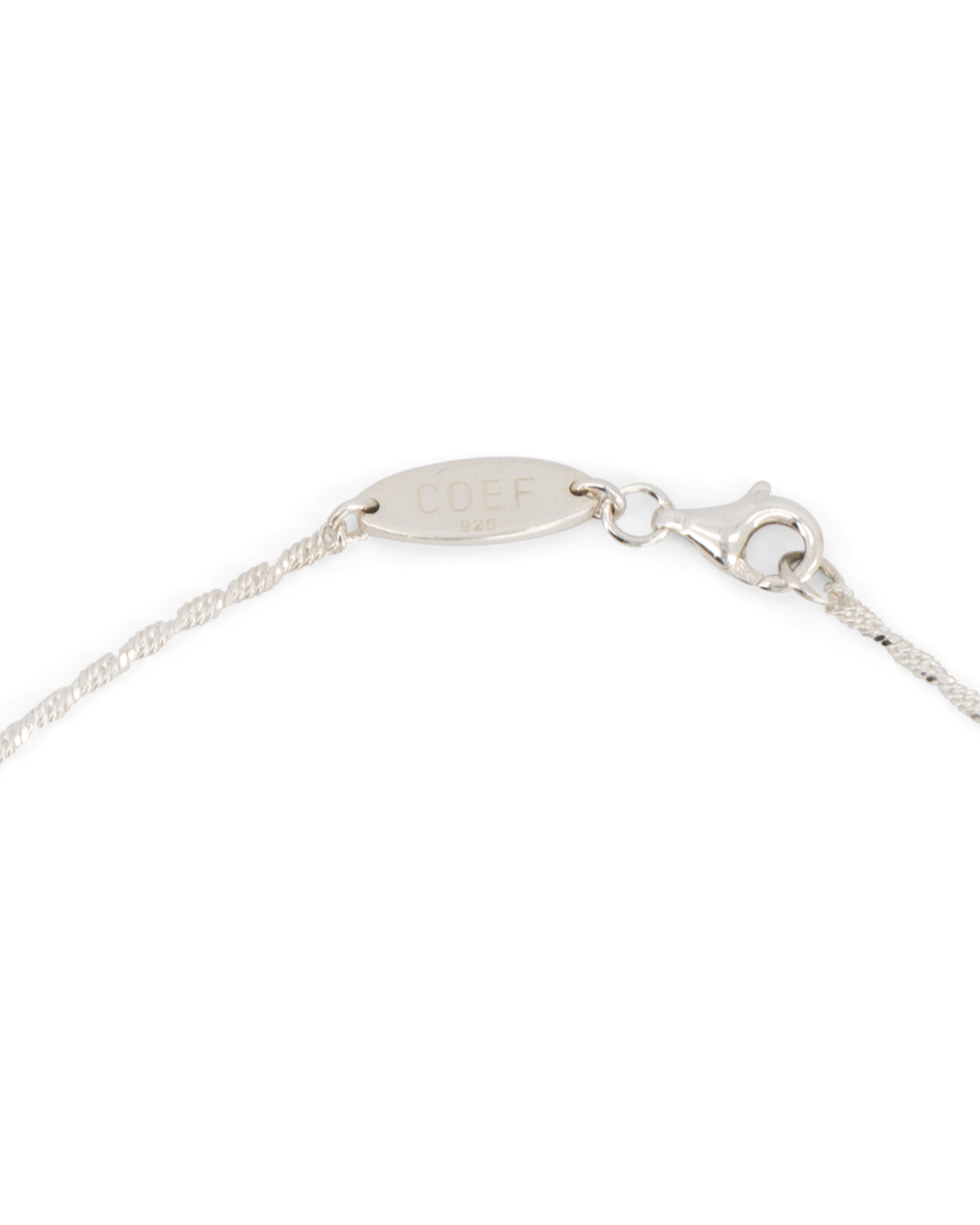 Coef Luca Necklace ZILVER 2