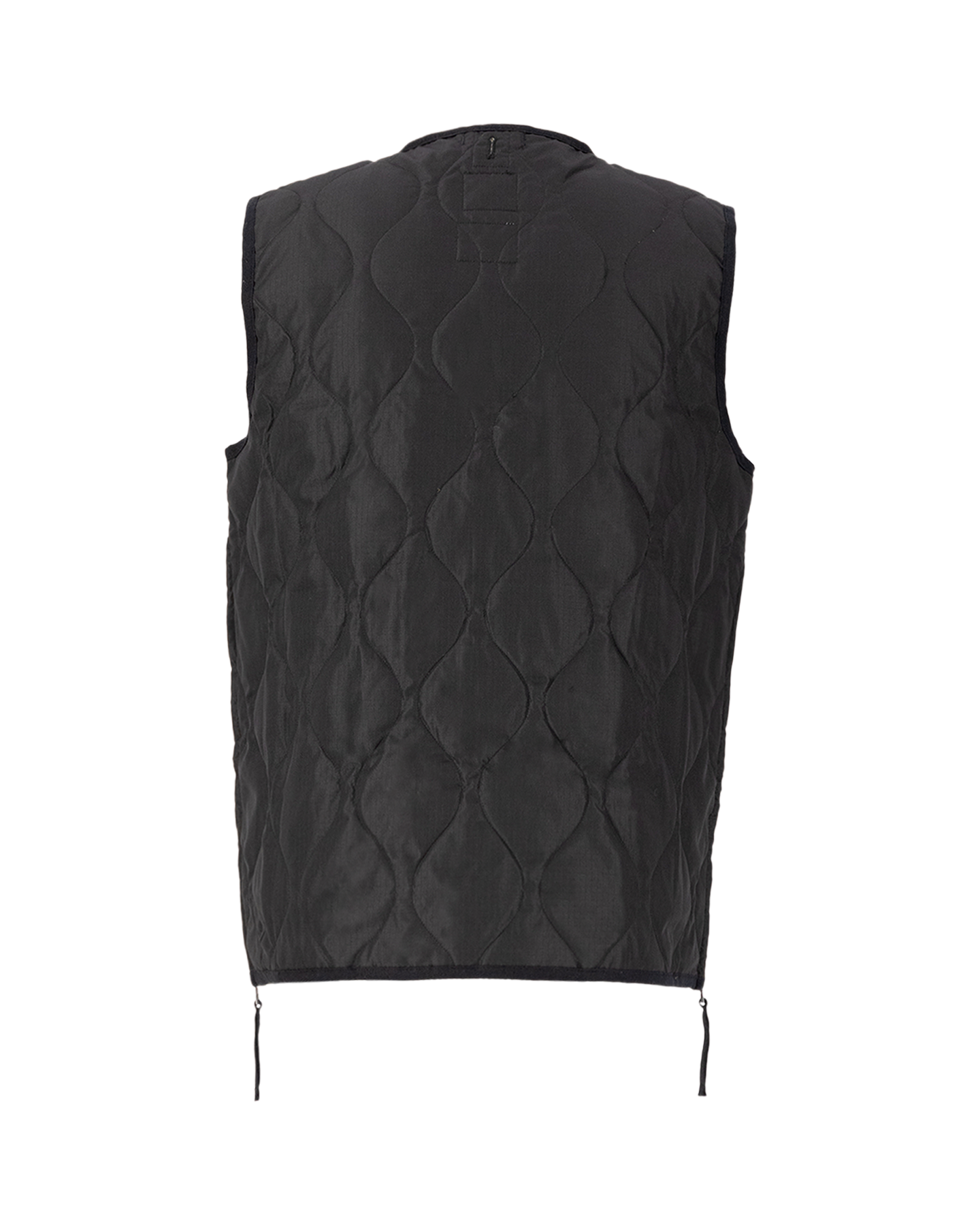Taion Military Zip V-Neck Vest BLACK 2
