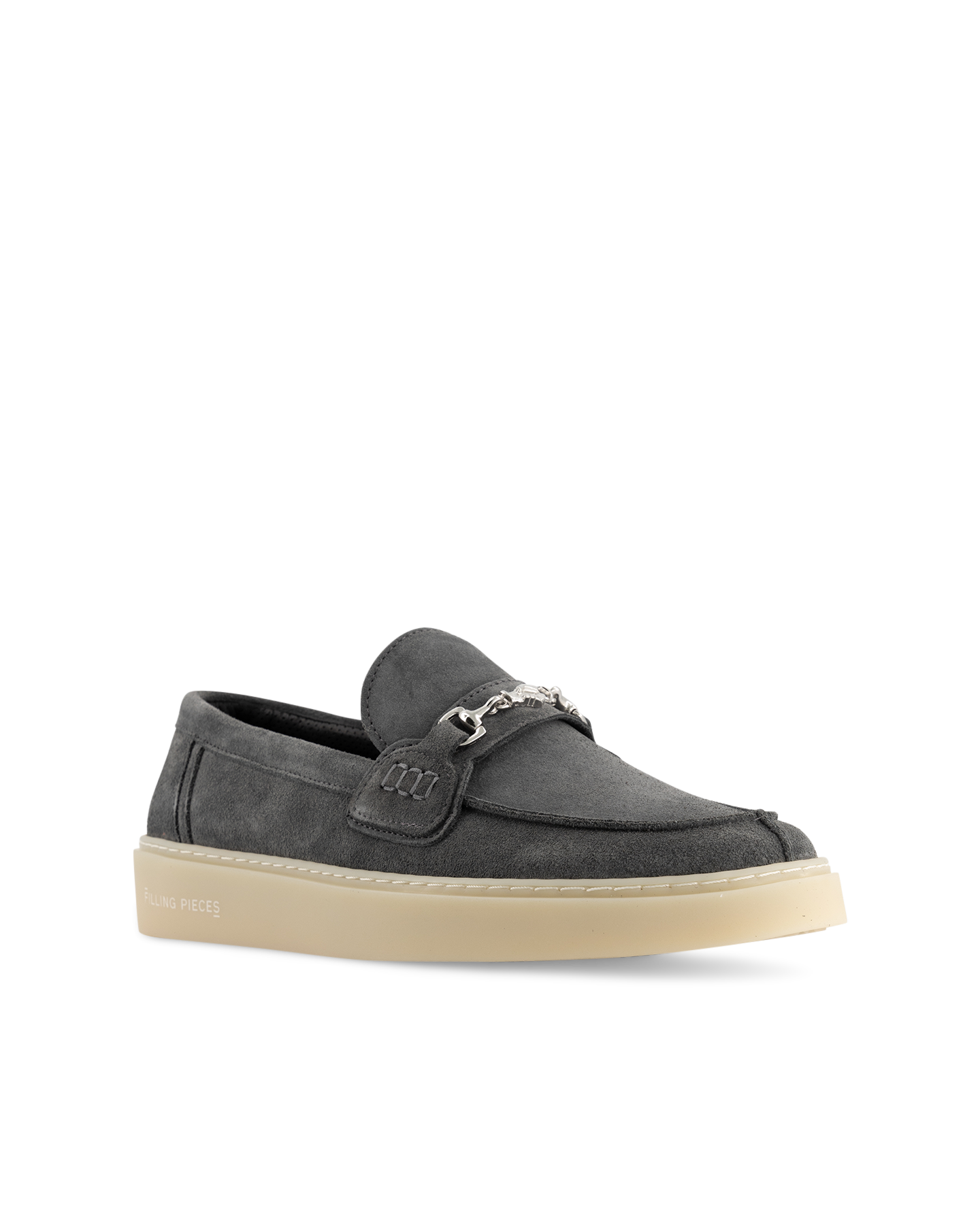 Filling Pieces Core Loafer Suede Dark Grey DONKERGRIJS 2