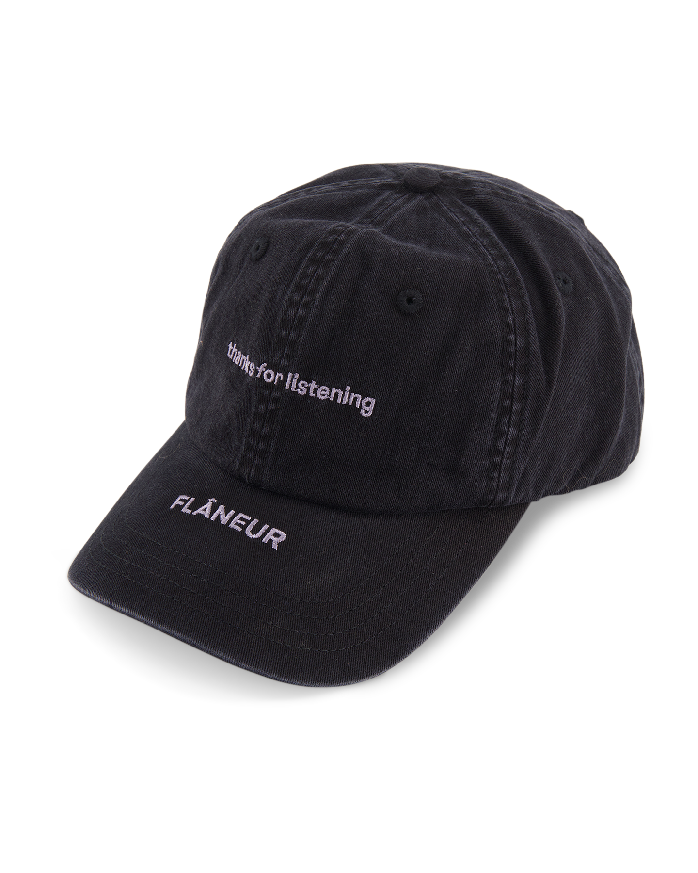 Flaneur Listening Cap ZWART 3