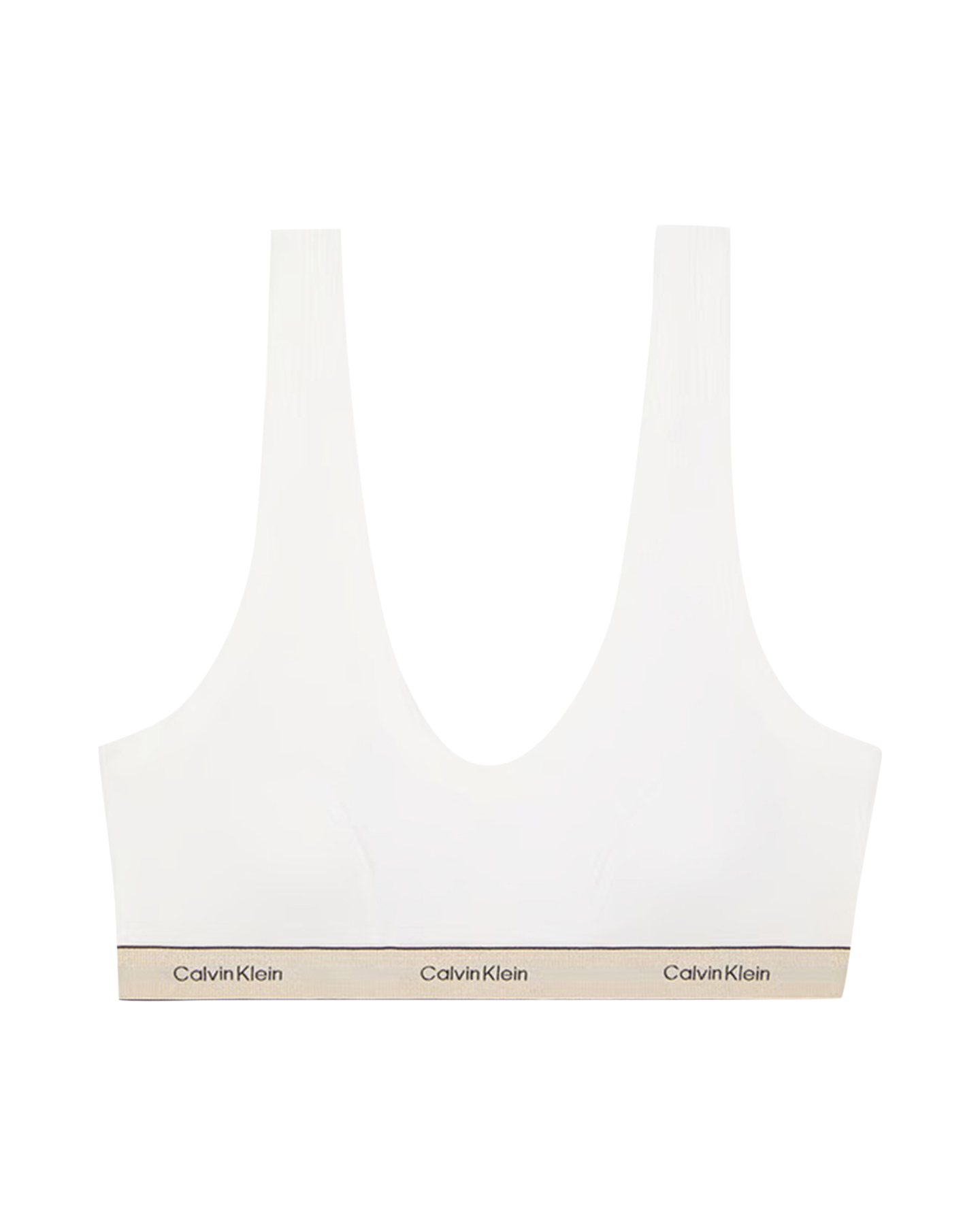 Calvin Klein Lightly Lined Traingle Bralette WIT 1