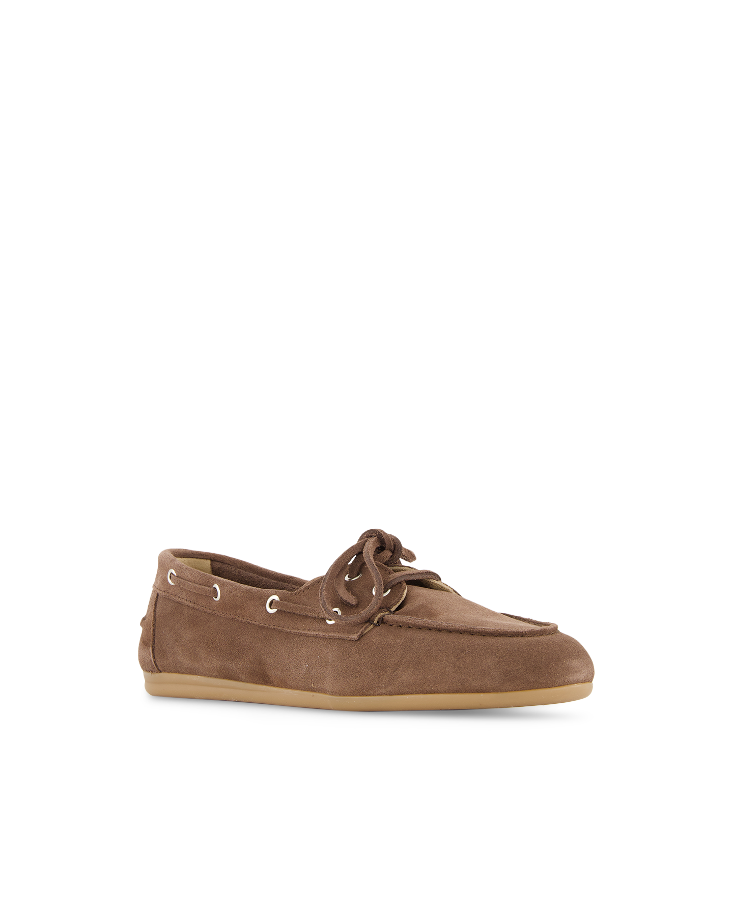 Posa Boat Loafer Brushed - Suede LICHTBRUIN 2