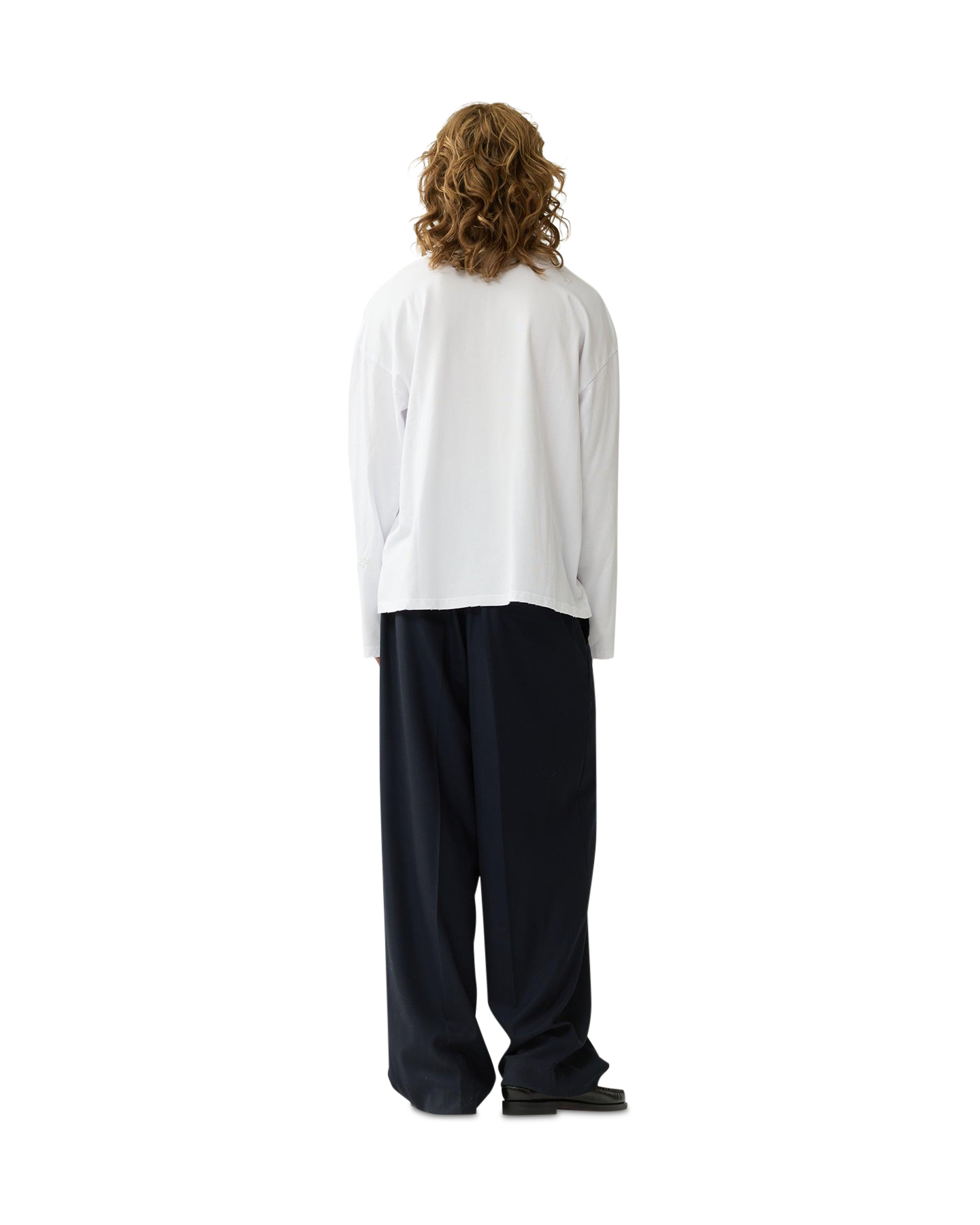 New Amsterdam Surf Association Worked Logo Longsleeve WIT 4