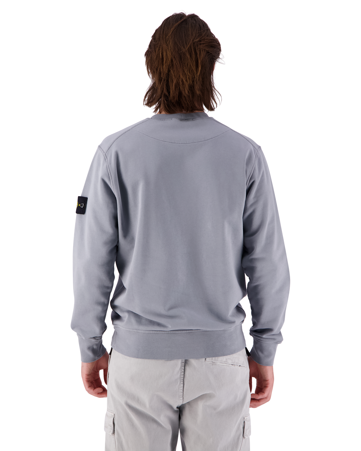 Stone Island 63051 Cotton Fleece Crewneck Sweatshirt GROEN 5