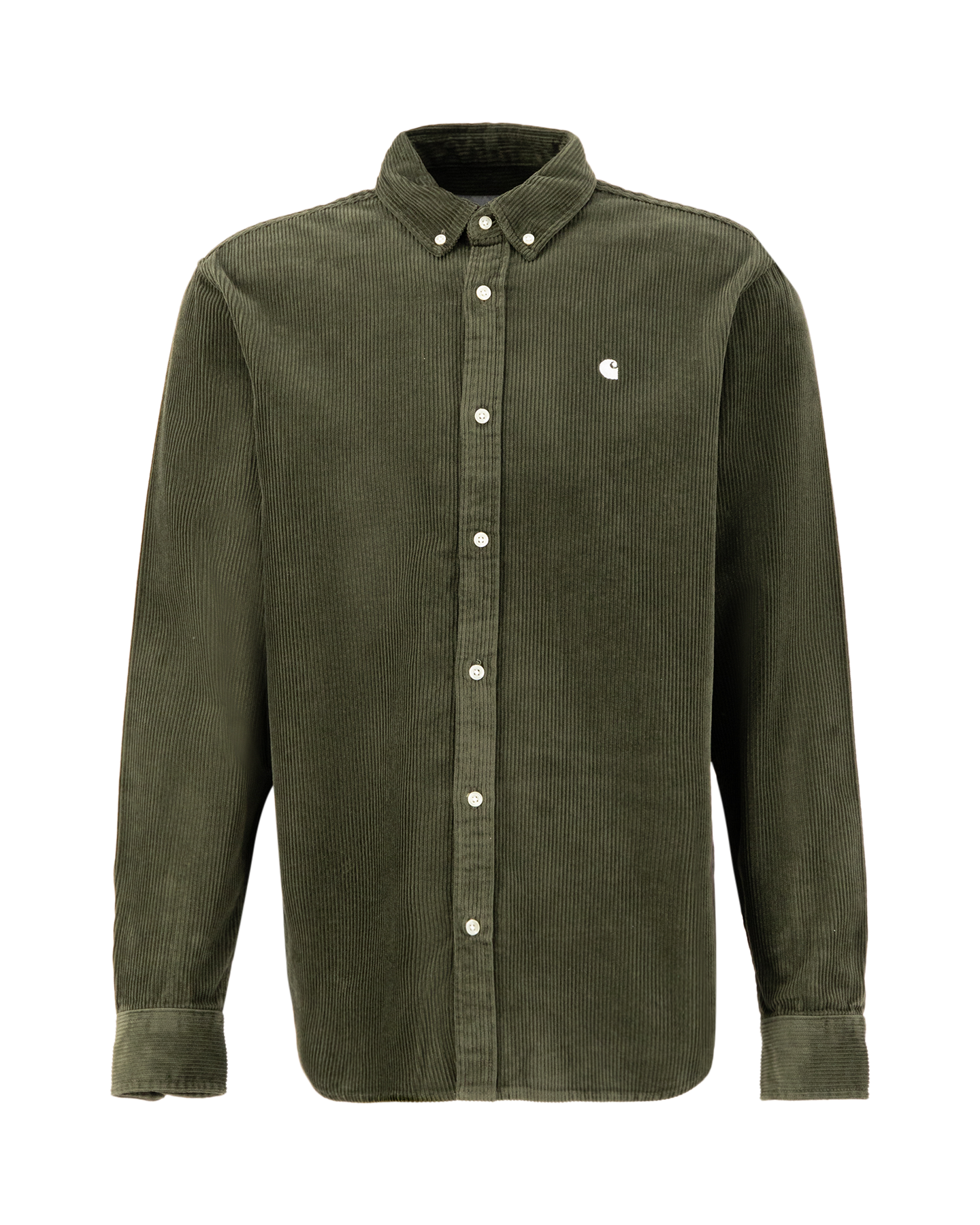 Carhartt WIP L/S Madison Cord Shirt GREEN 1