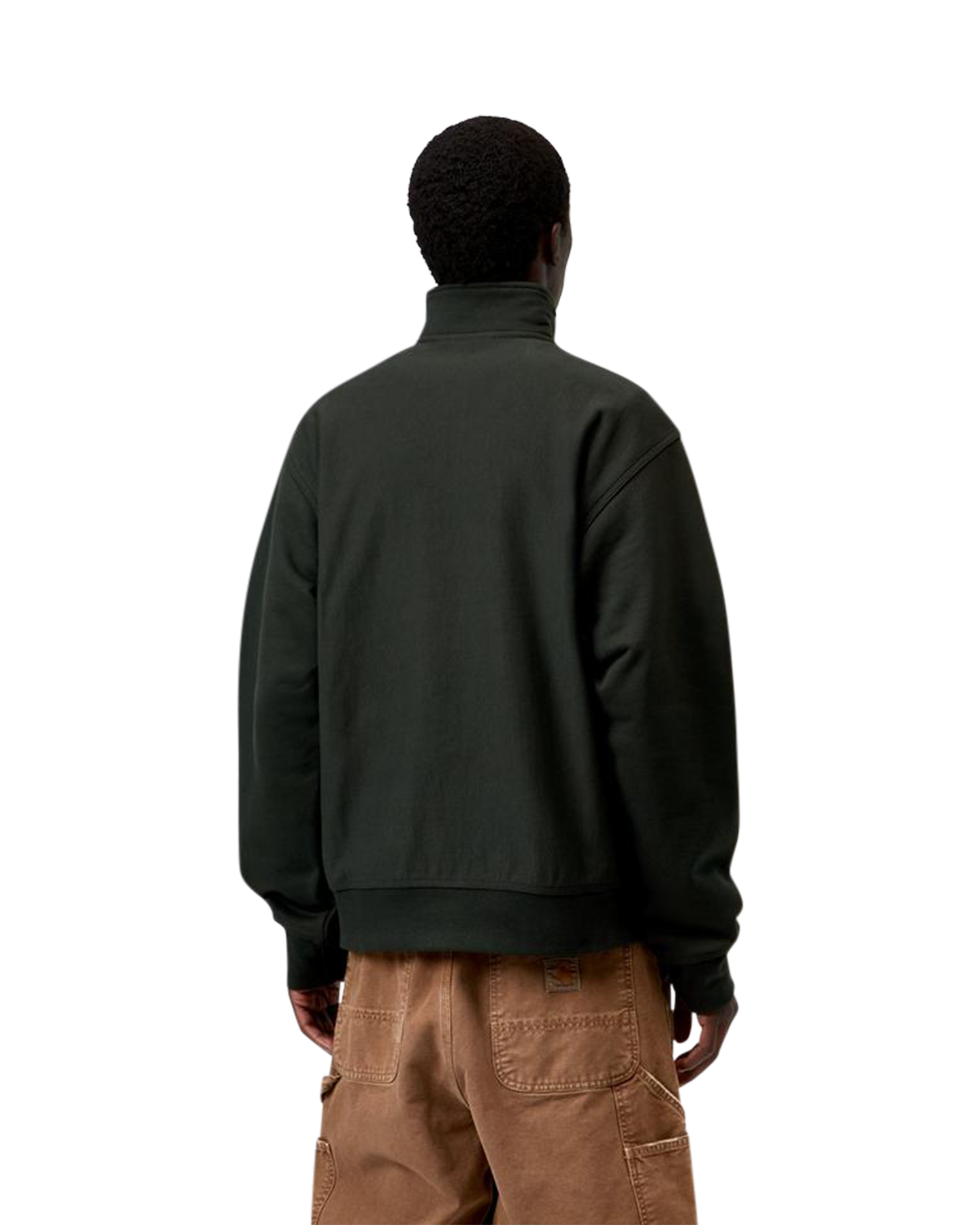 Carhartt Half Zip American Script Sweat ANTHRACIET 4
