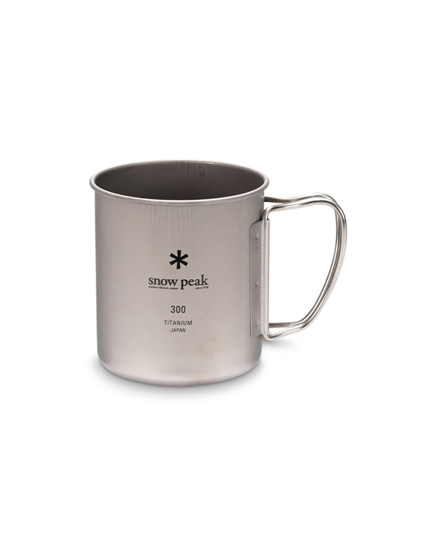 Snow Peak Titanium Single Mug 300 ZILVER 1