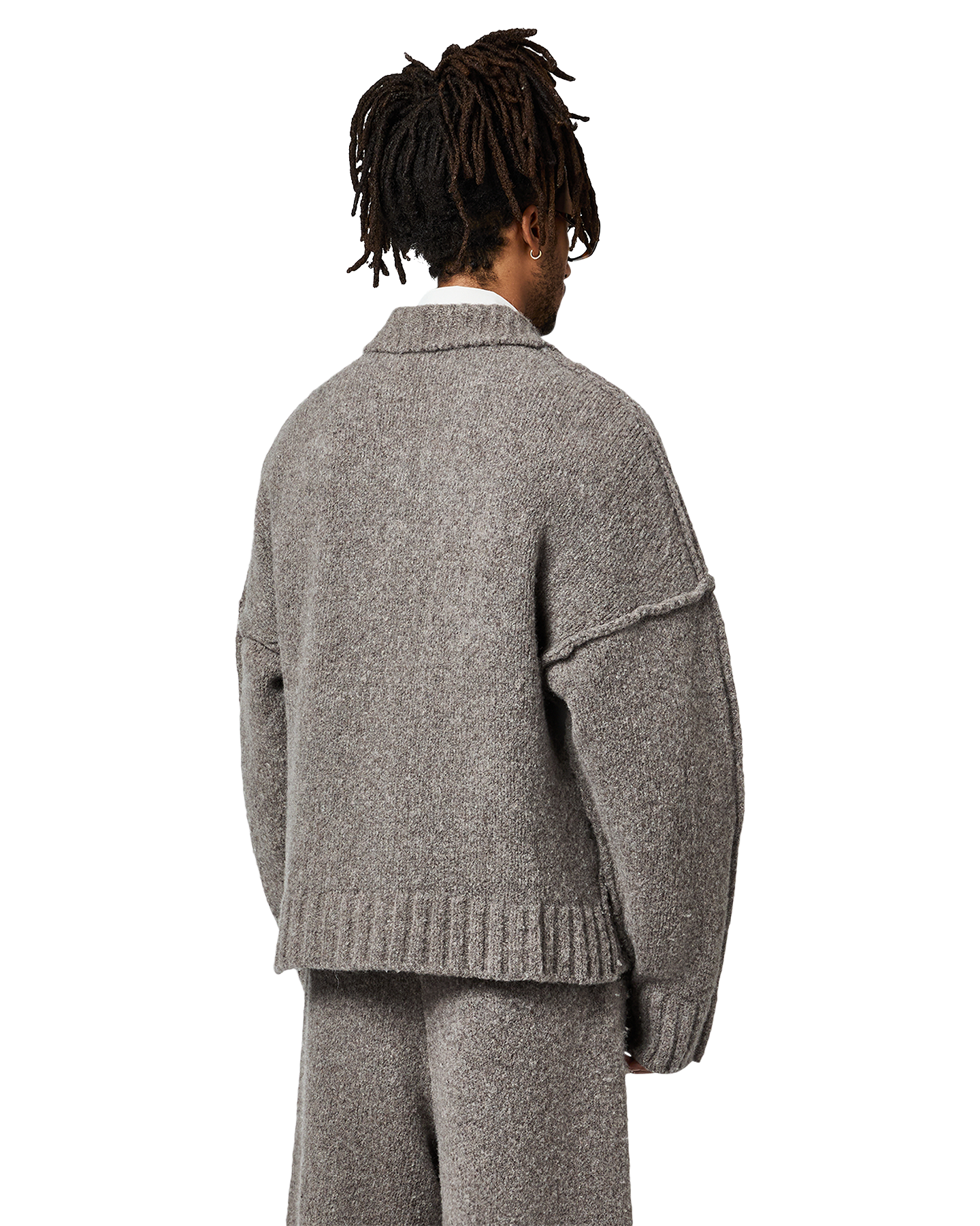 Seventh Wool Knit Polo Sweater LICHTBRUIN 4