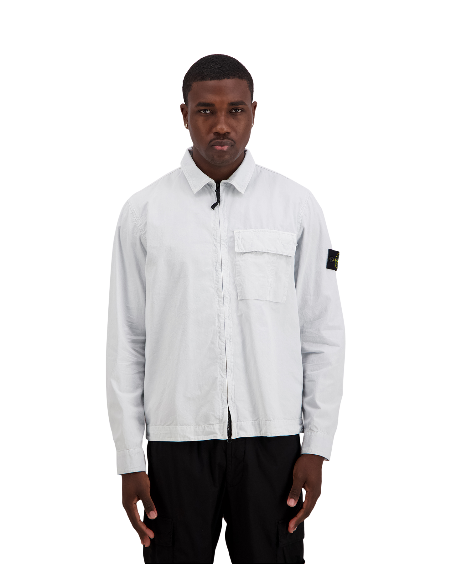Stone Island S00Wn Overshirt LICHTBLAUW 4