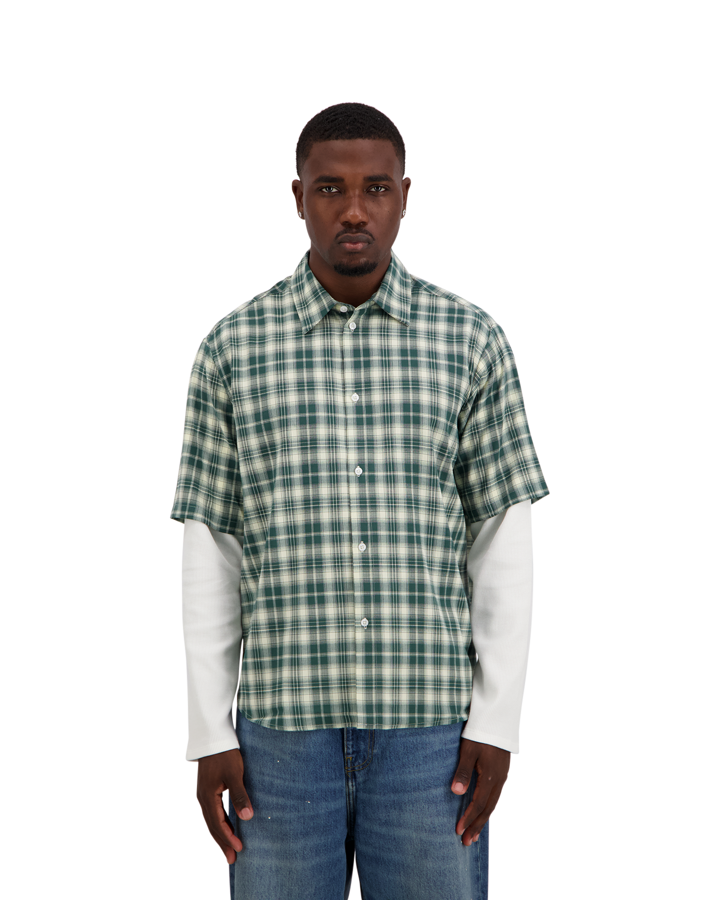 New Amsterdam Surf Association Double Layer Shirt GROEN 4