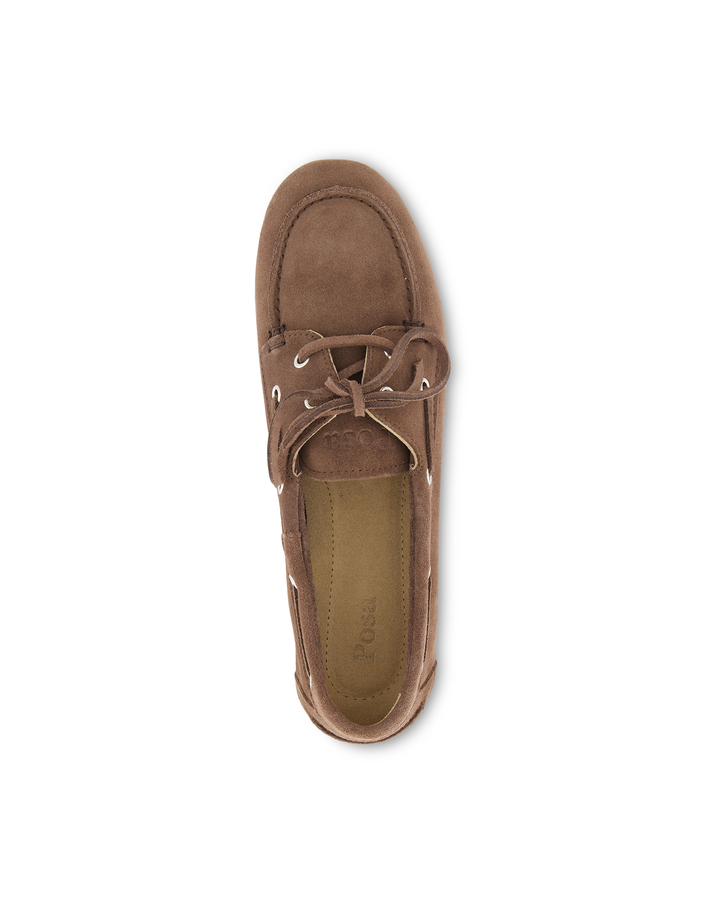 Posa Boat Loafer Brushed - Suede LICHTBRUIN 5