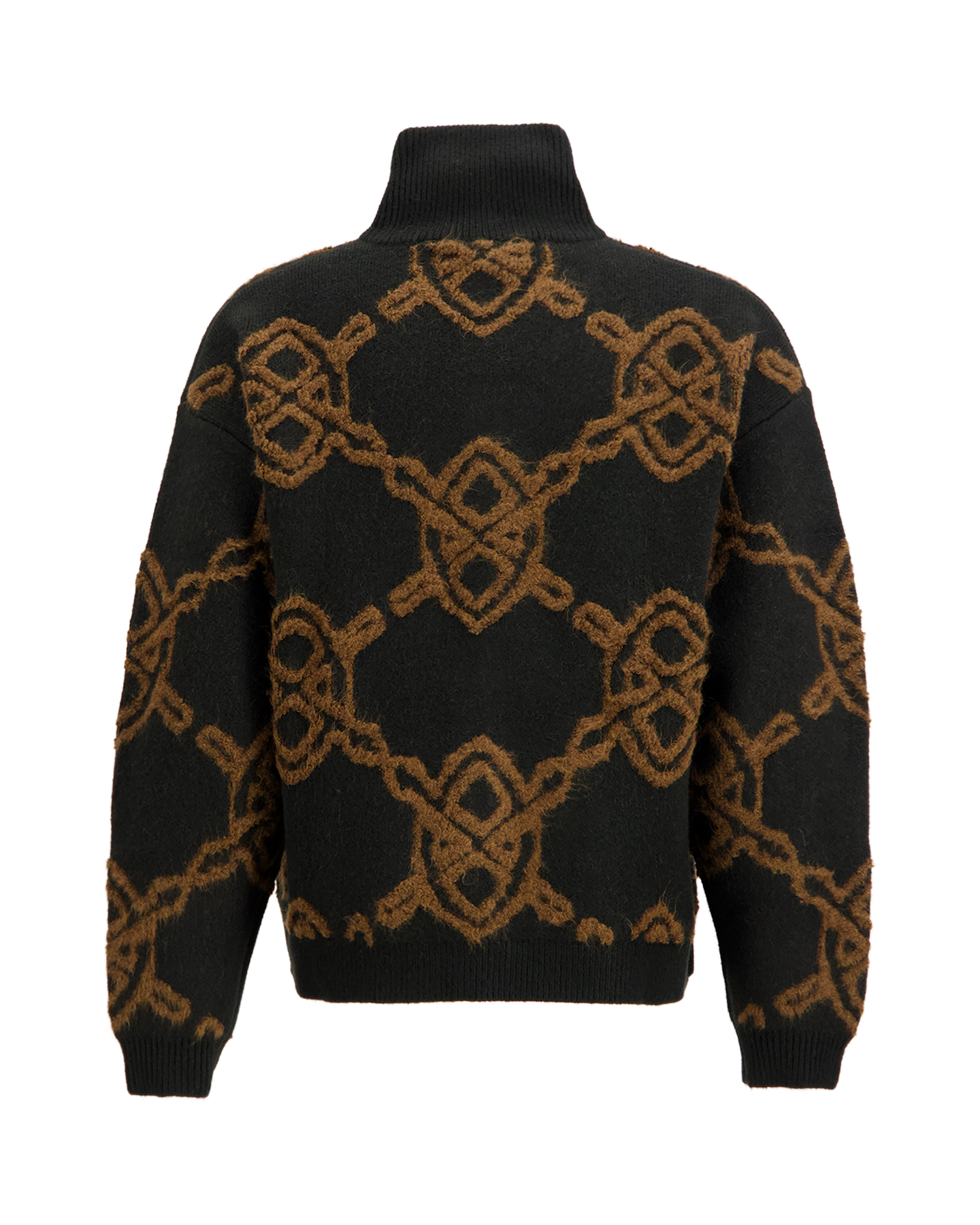 Daily Paper Shield Knit Zip Up ZWART 2