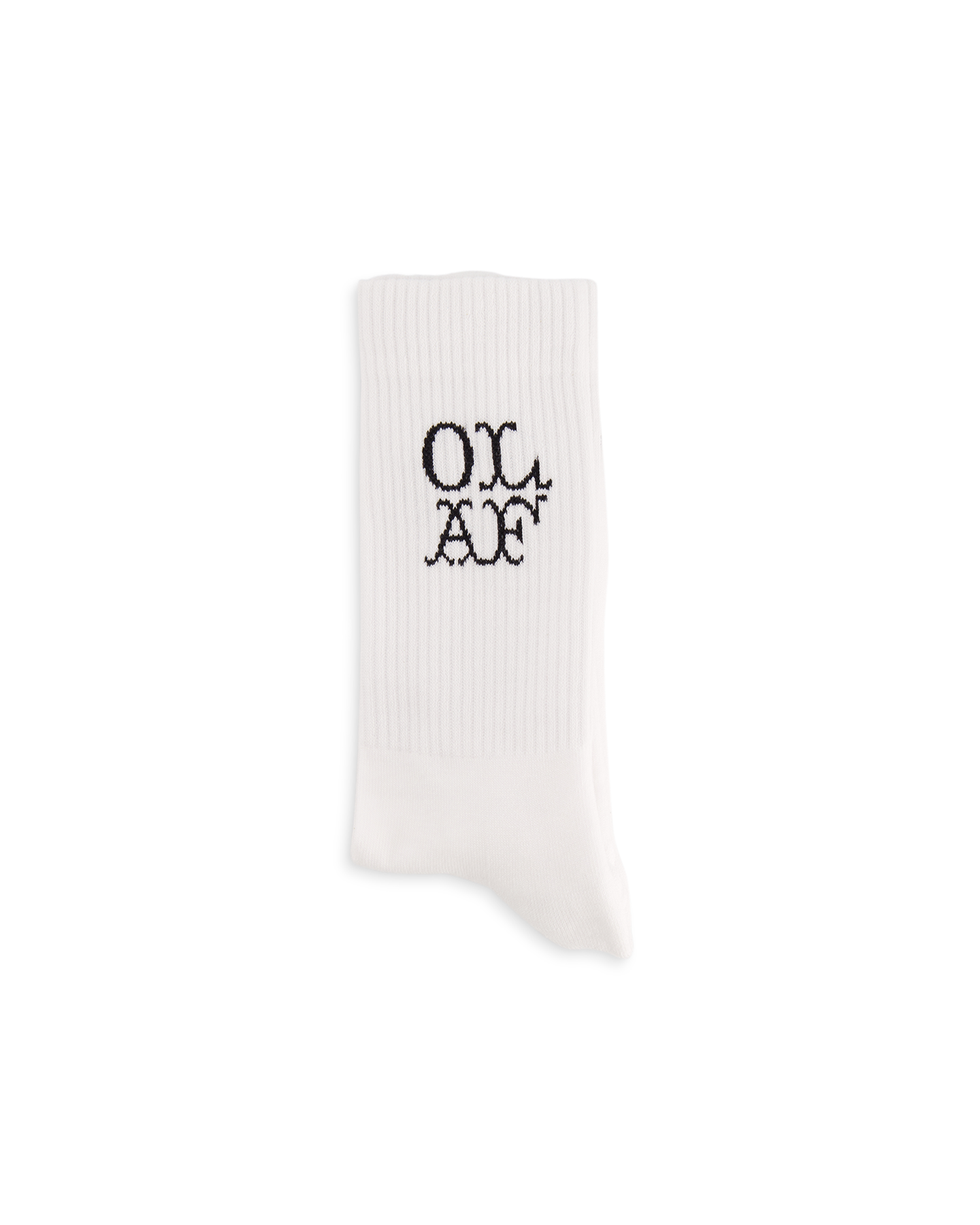 OLAF Western Logo Socks WIT 1