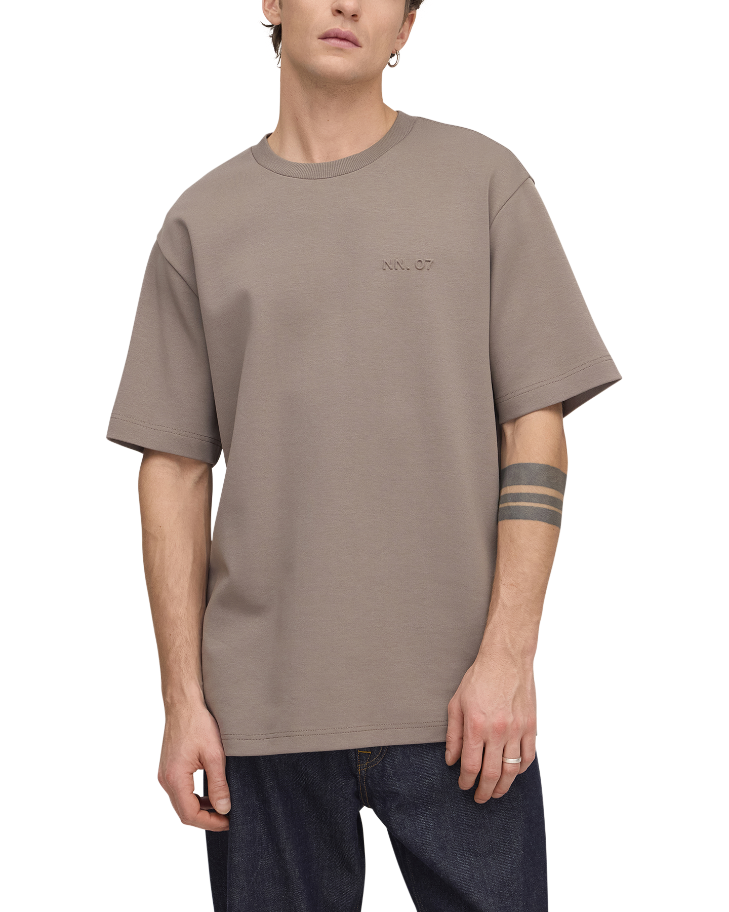 NN.07 Nat Ss Logo Tee 3457 BRUIN 4