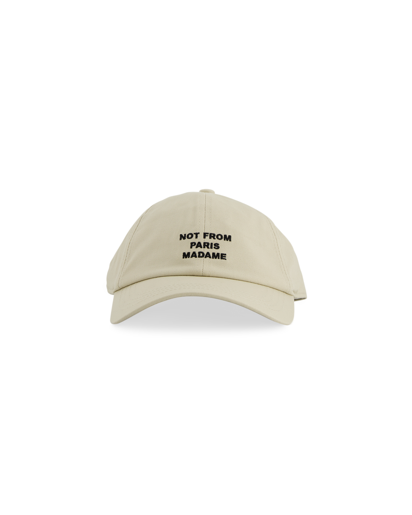 Drole de Monsieur La Casquette Slogan BEIGE 2