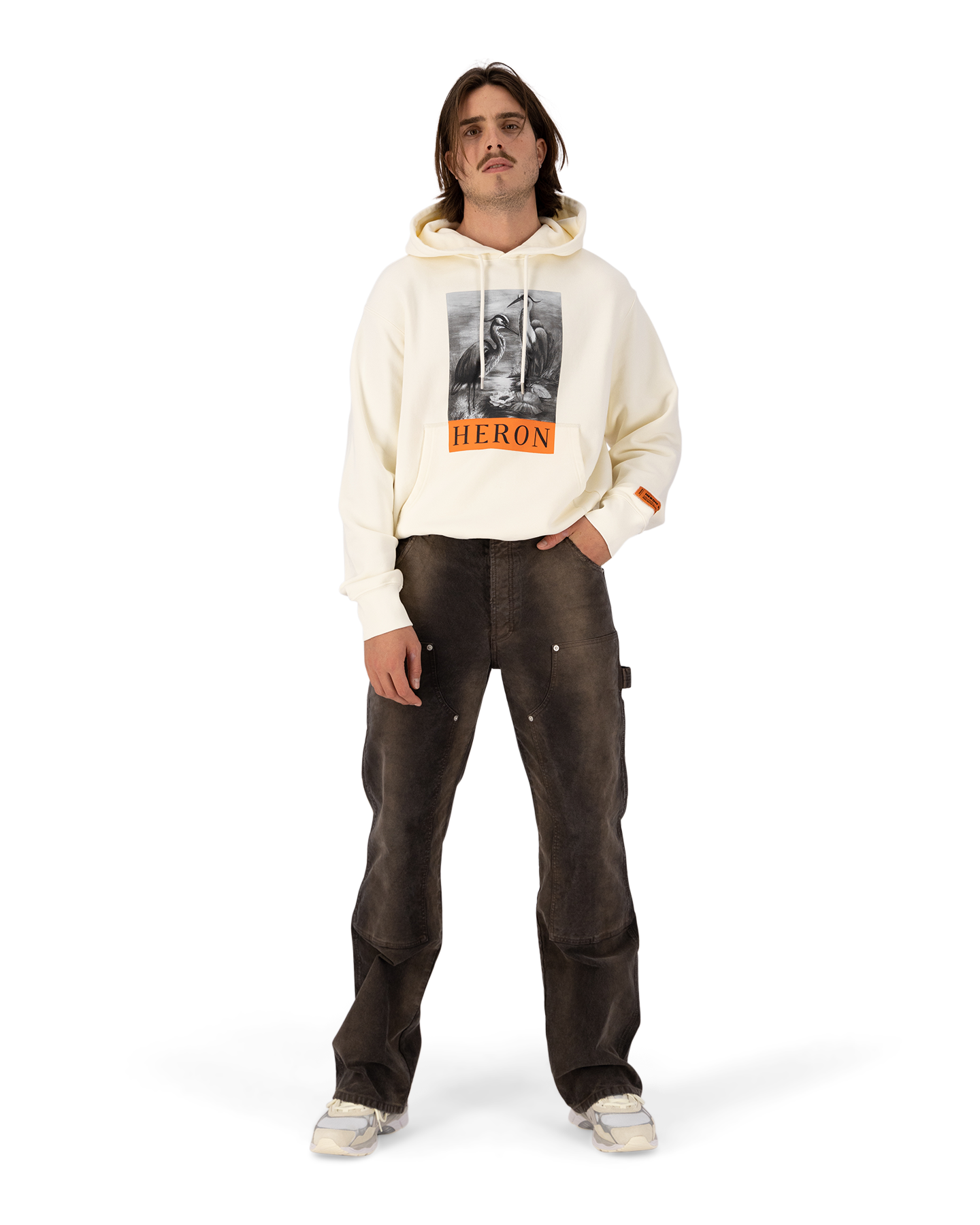 Heron Preston Nf Heron Bw Hoodie White 3