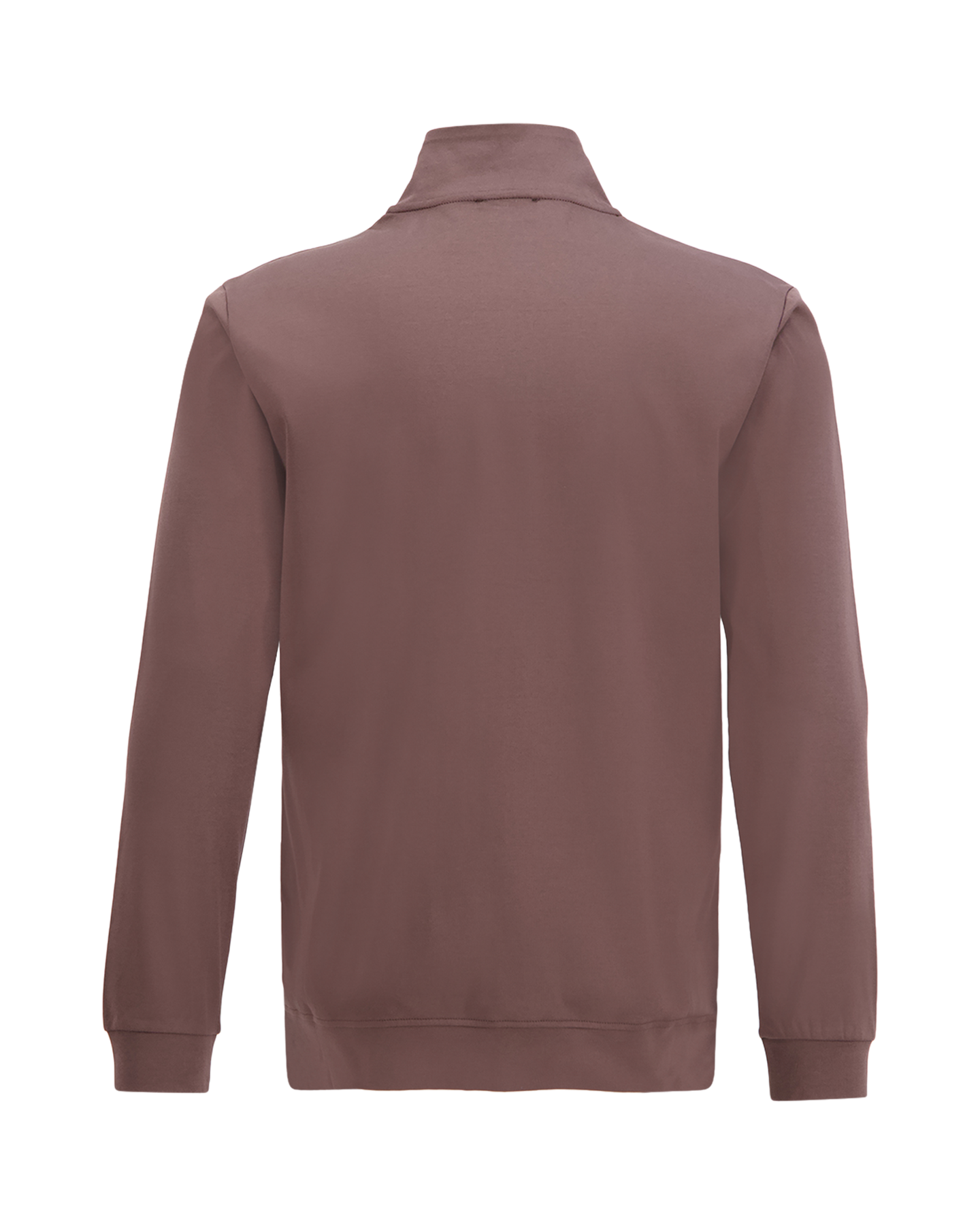 Valenza Supima Zip Through Sweater DONKERBRUIN 2