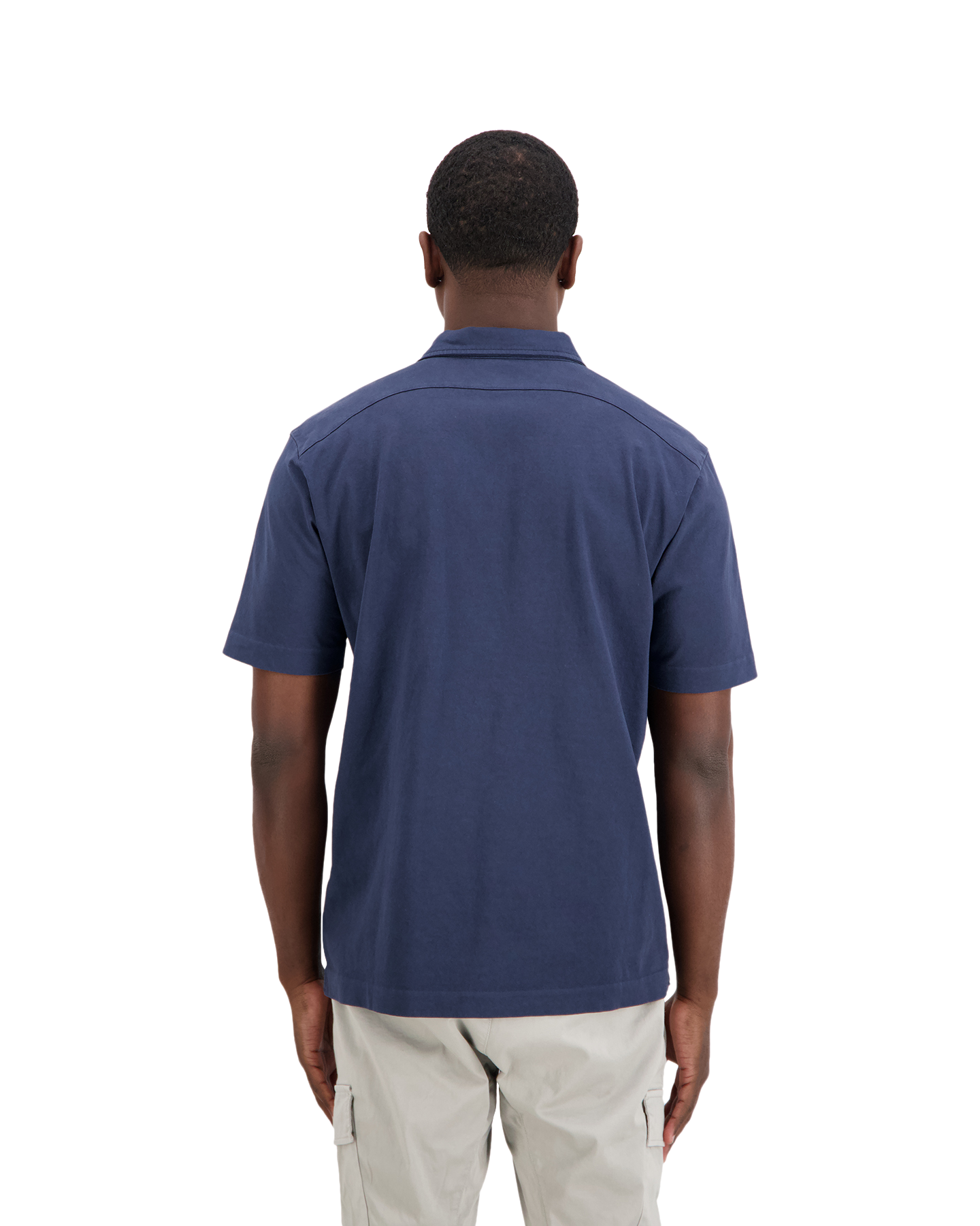 C.P. Company Polo Met Rits DONKERBLAUW 4