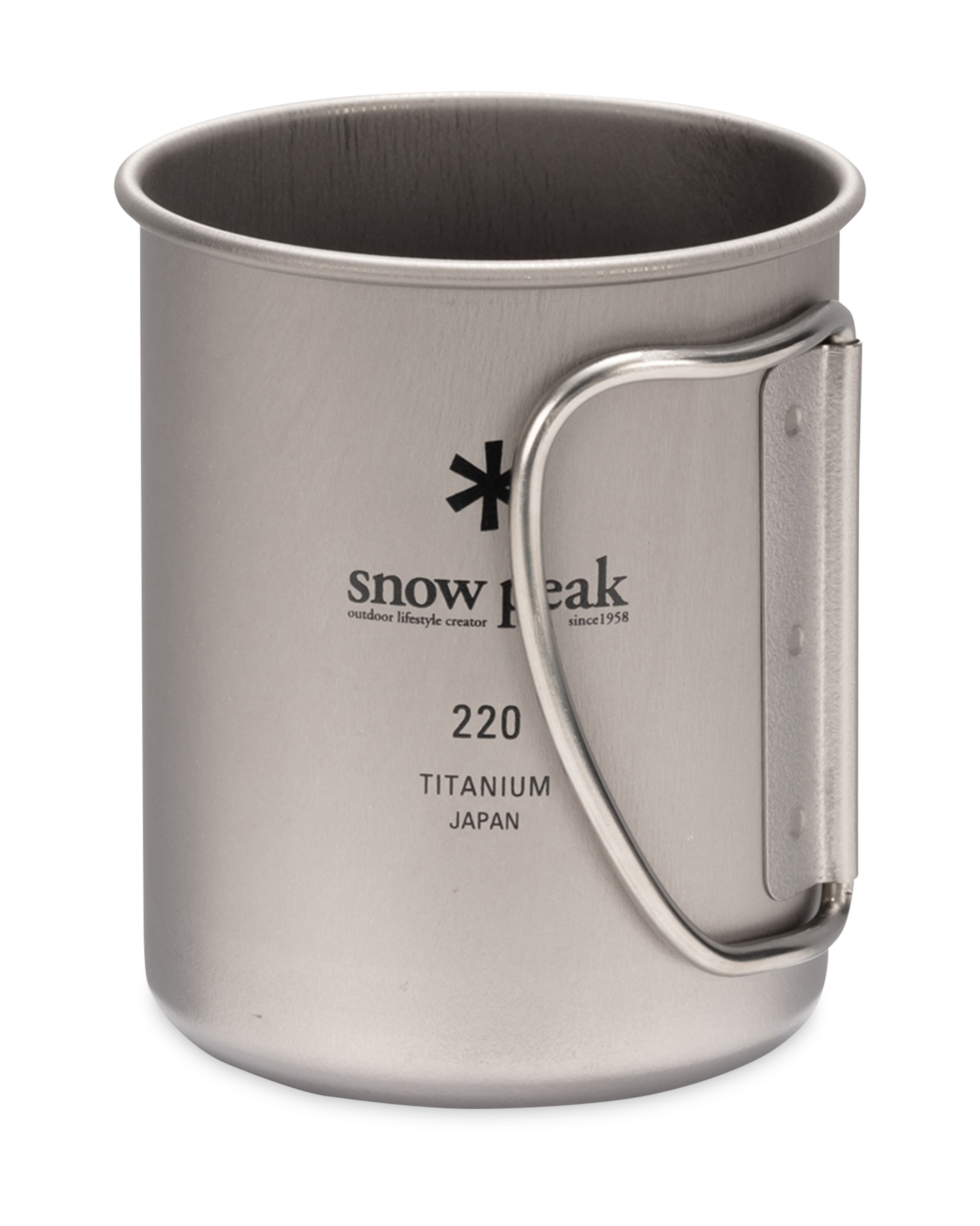 Snow Peak Titanium Single Mug 220 ZILVER 2