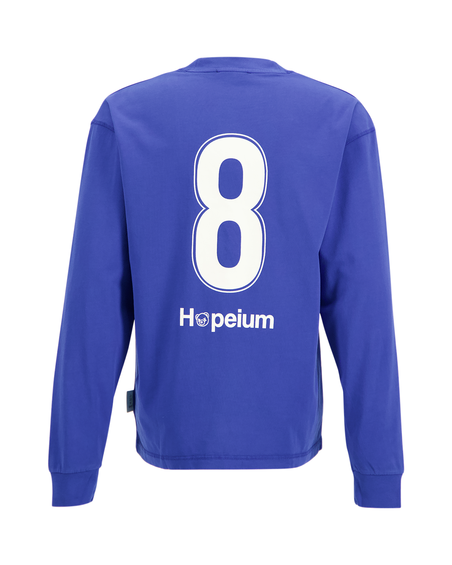 Hopeium Gandhi Tee L/S BLAUW 2
