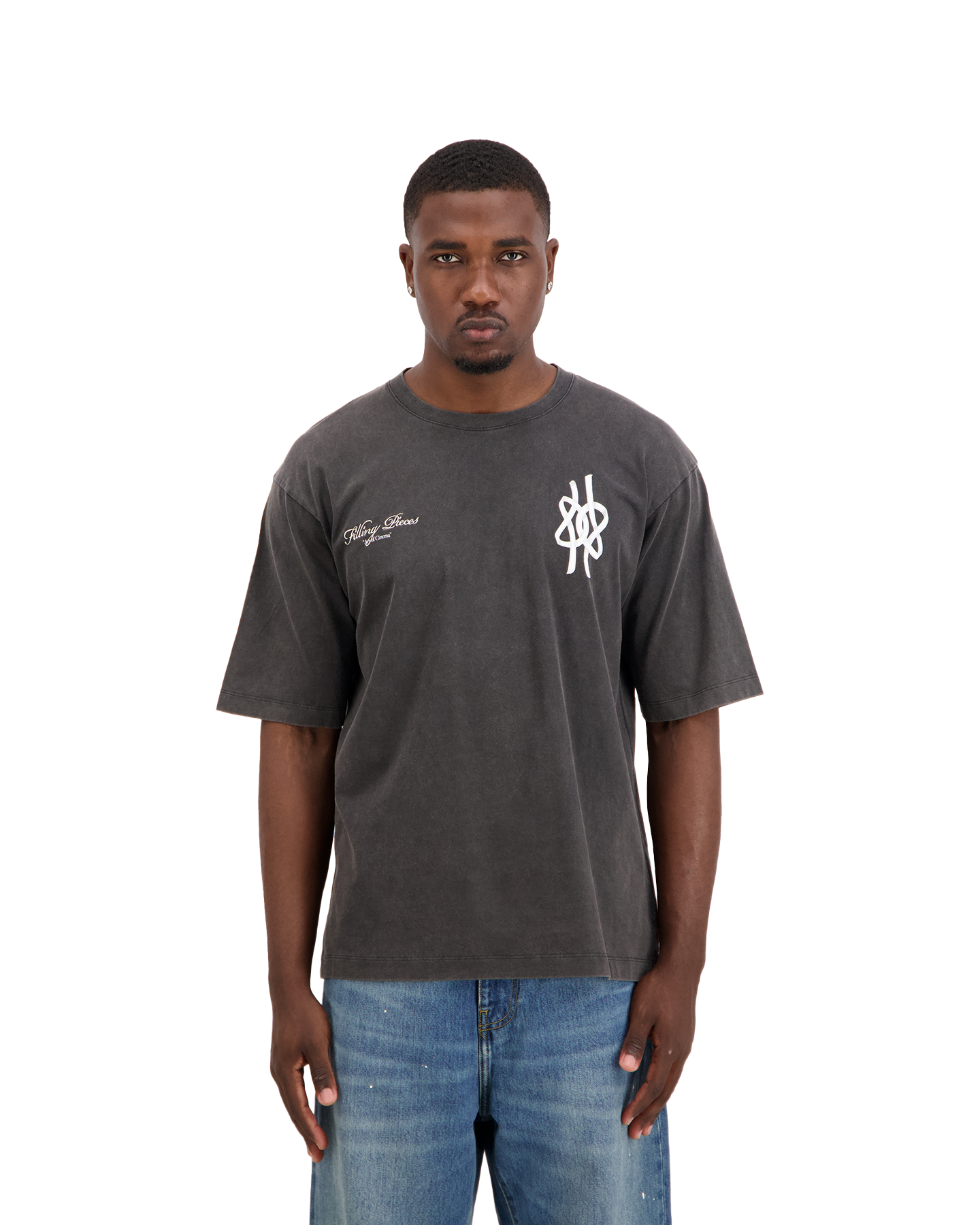 Filling Pieces T Shirt Boxy Film Strip ZWART 4