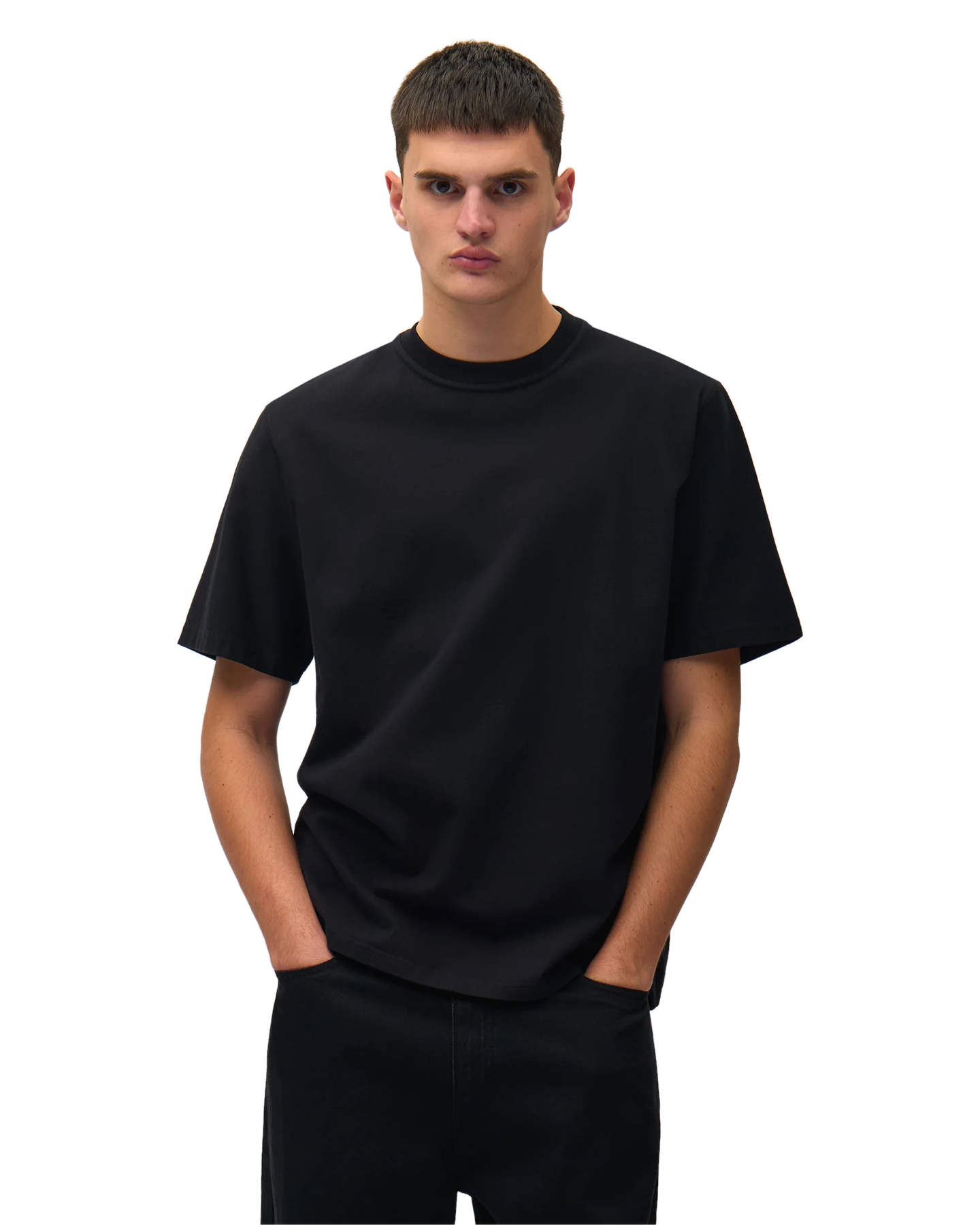 Arte Antwerp Faded Back Print T-Shirt ZWART 4