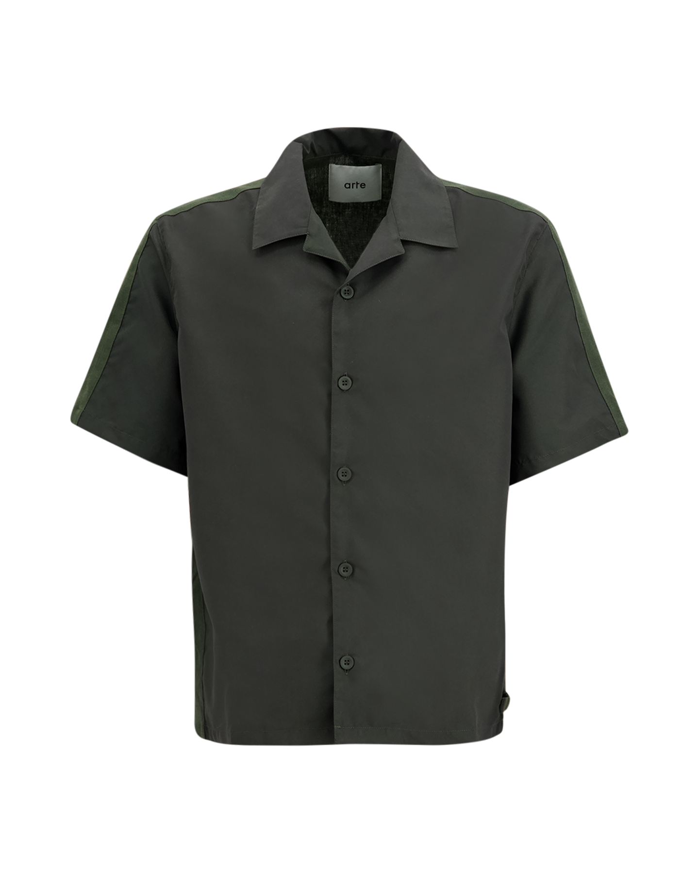 Arte Antwerp Nylon Linen Shirt GROEN 1